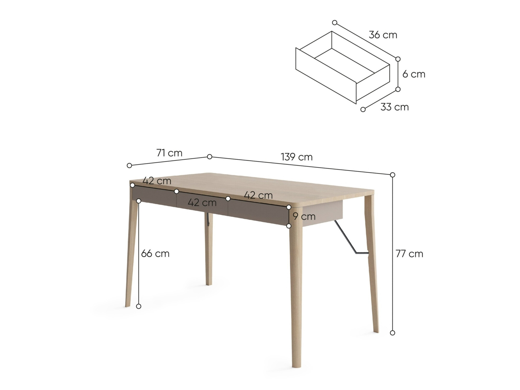 Íróasztal Fresno 156