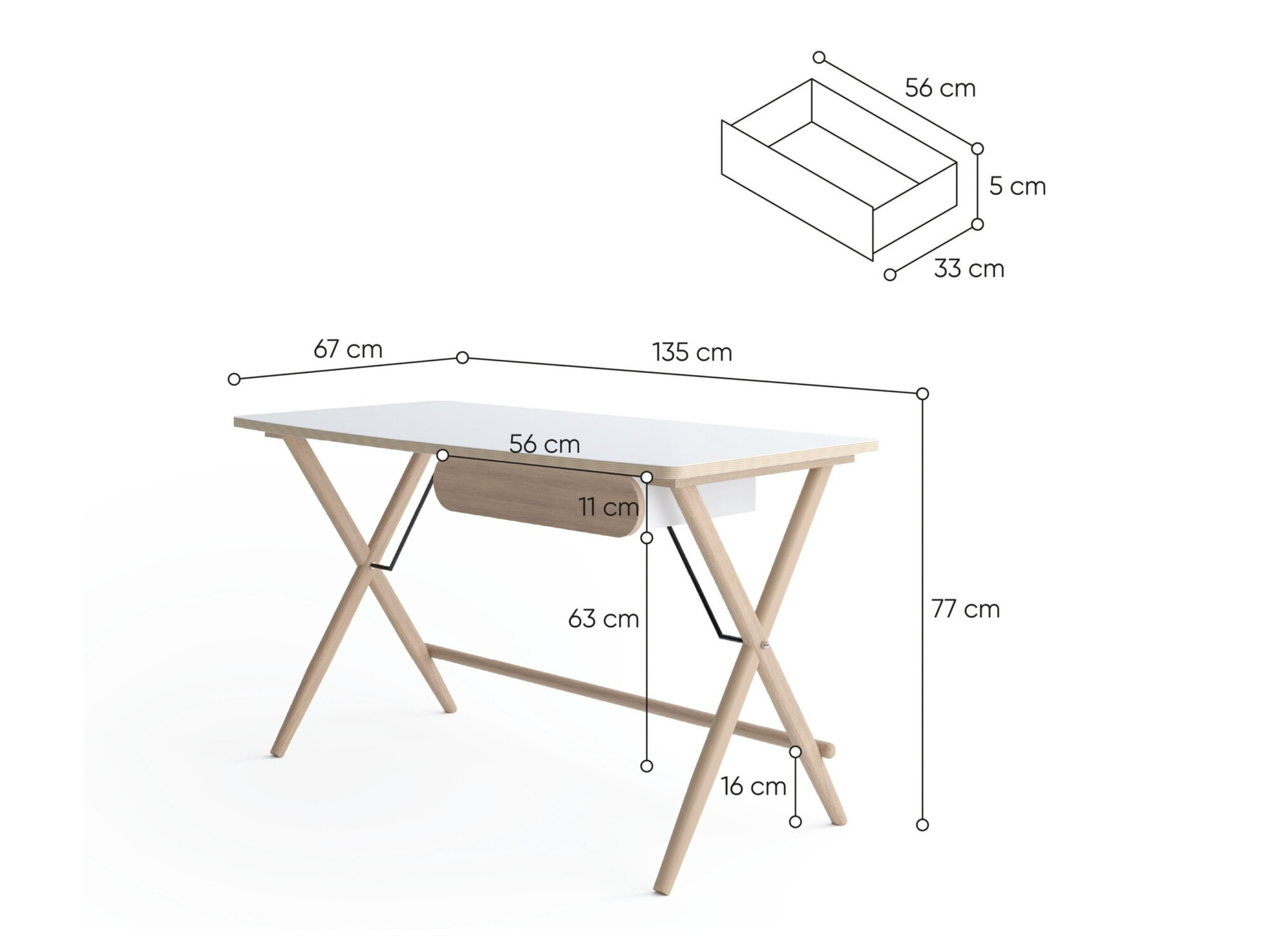 Íróasztal Fresno 157
