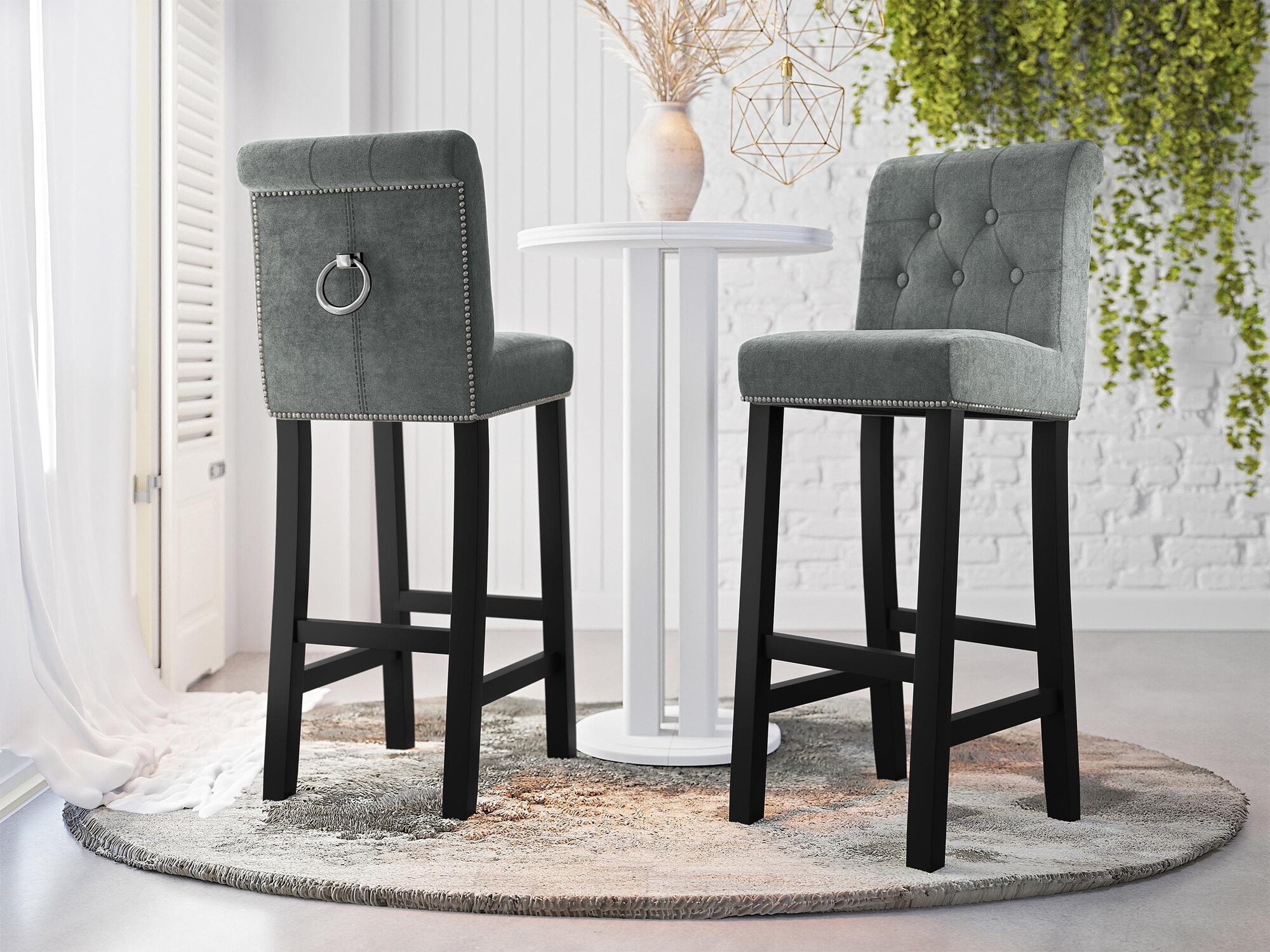 Bárszék Jackson 100 (Fekete + Magic Velvet 2217)