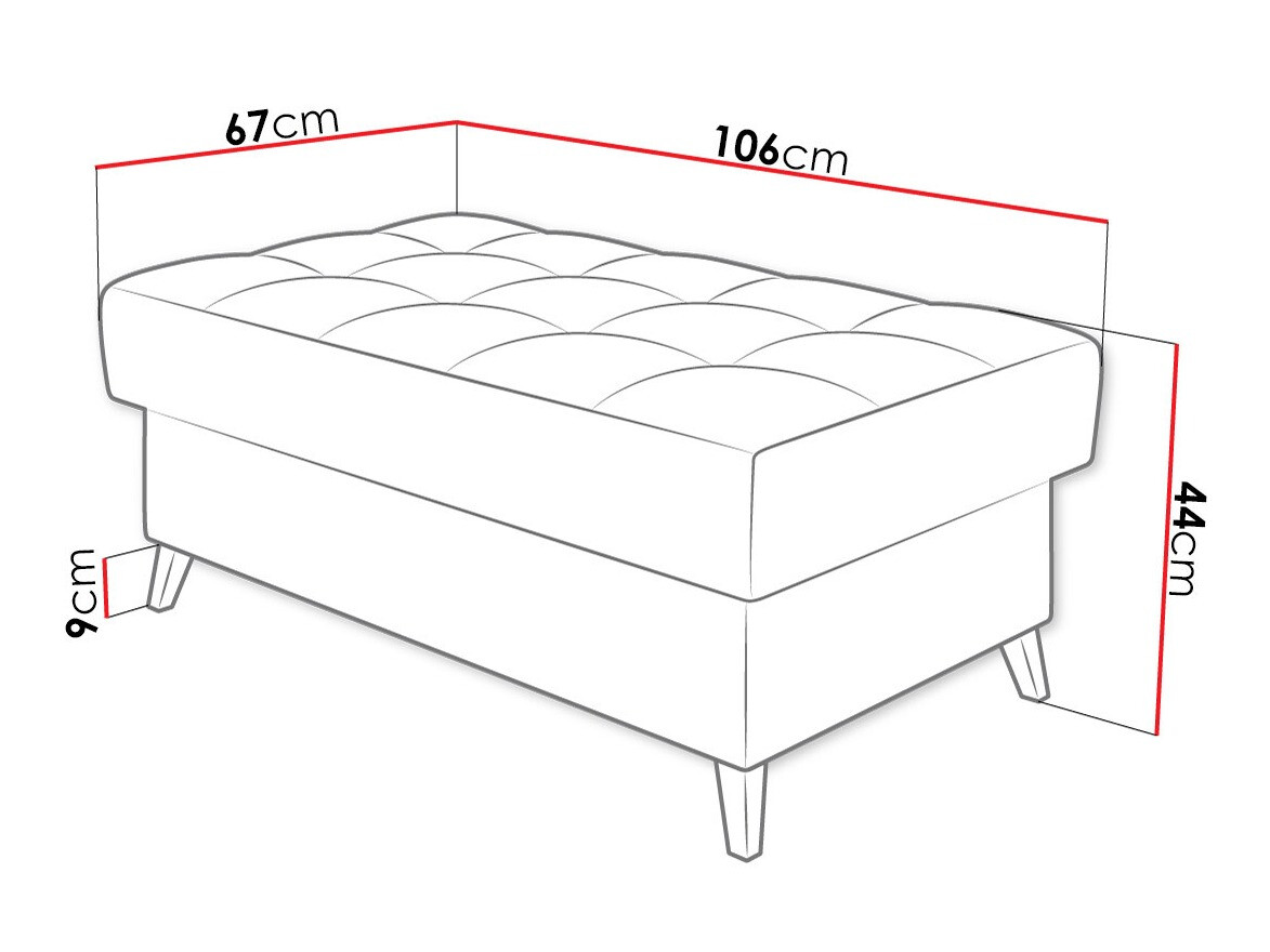Kárpitozott pad Comfivo Agnus (Sicuro 65)