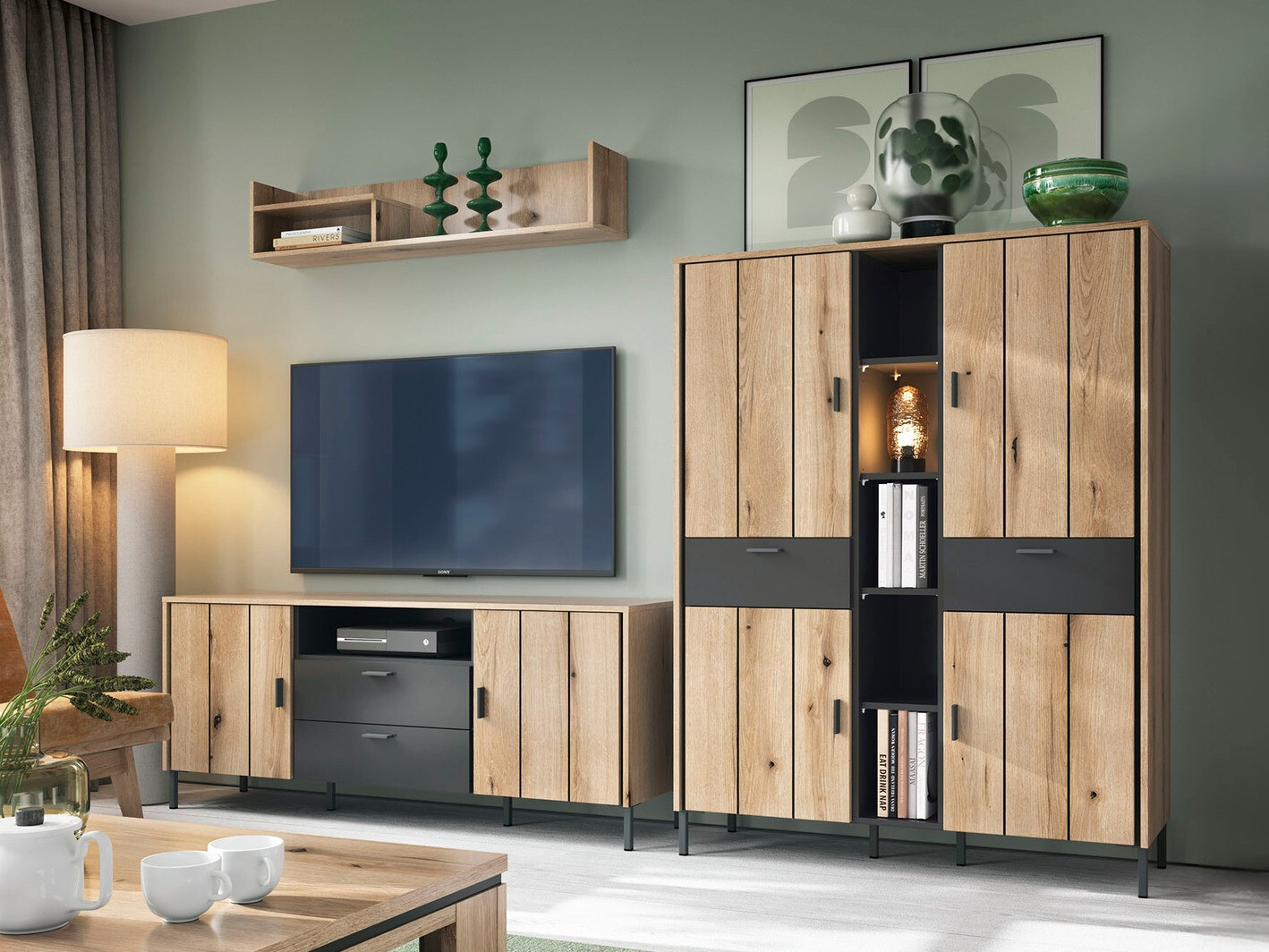 Könyvespolc Morelmi 107