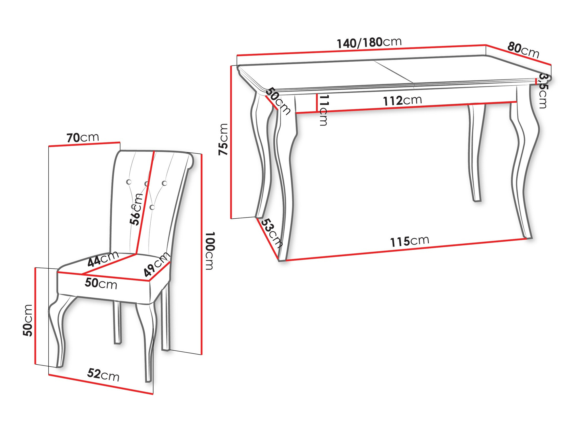 Étkezőgarnitúra Comfivo 405 (Paros 05)