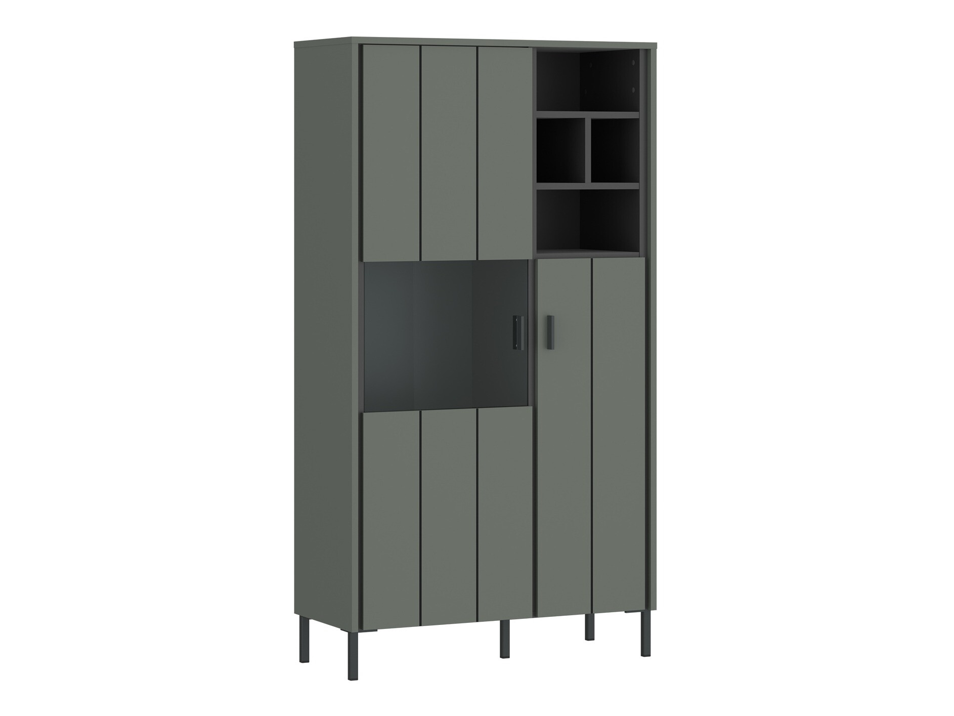 Könyvespolc Morelmi 108 (Zöld + Antracit)