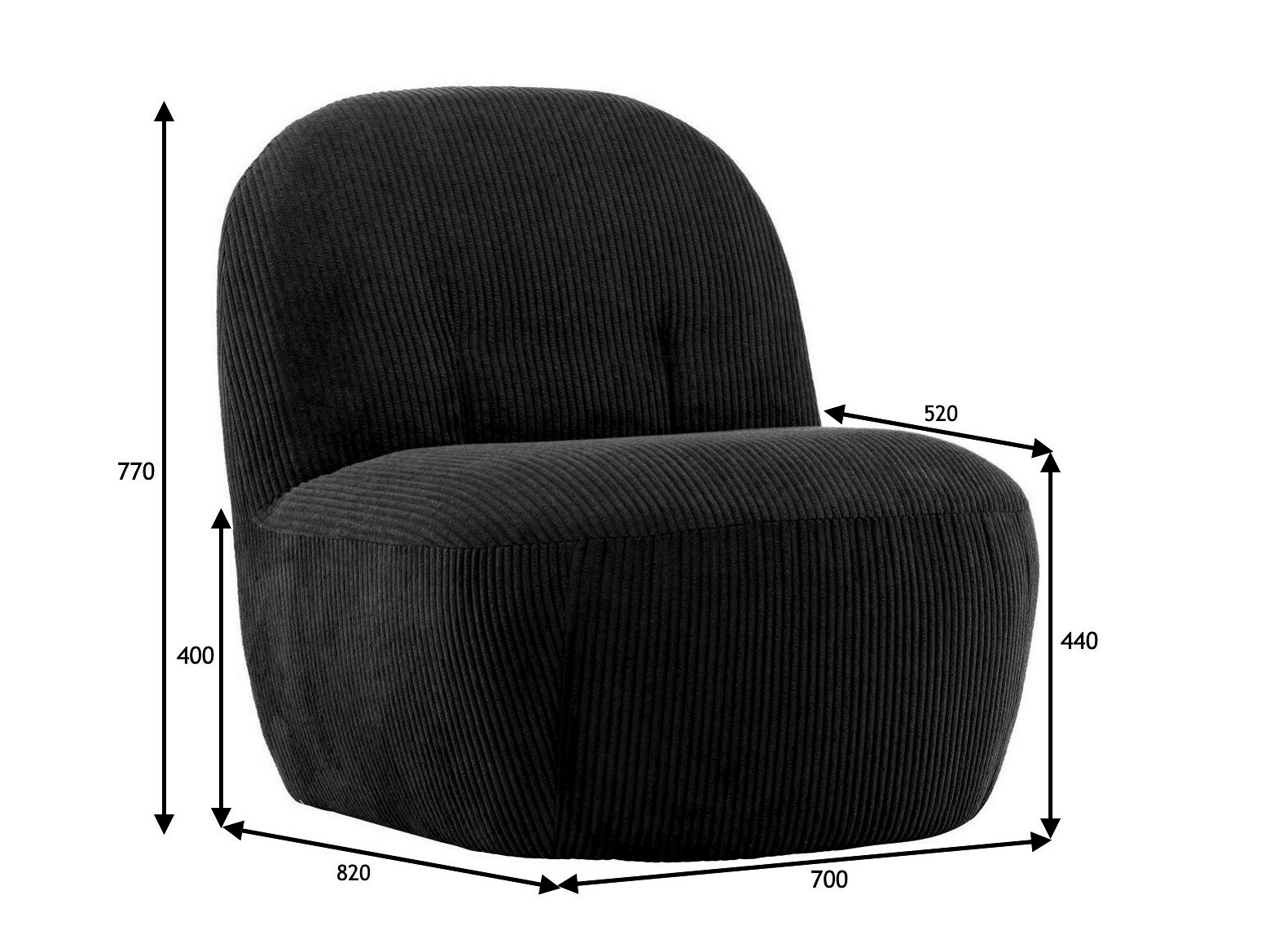 Fotel Dallas 4484 (Kék)