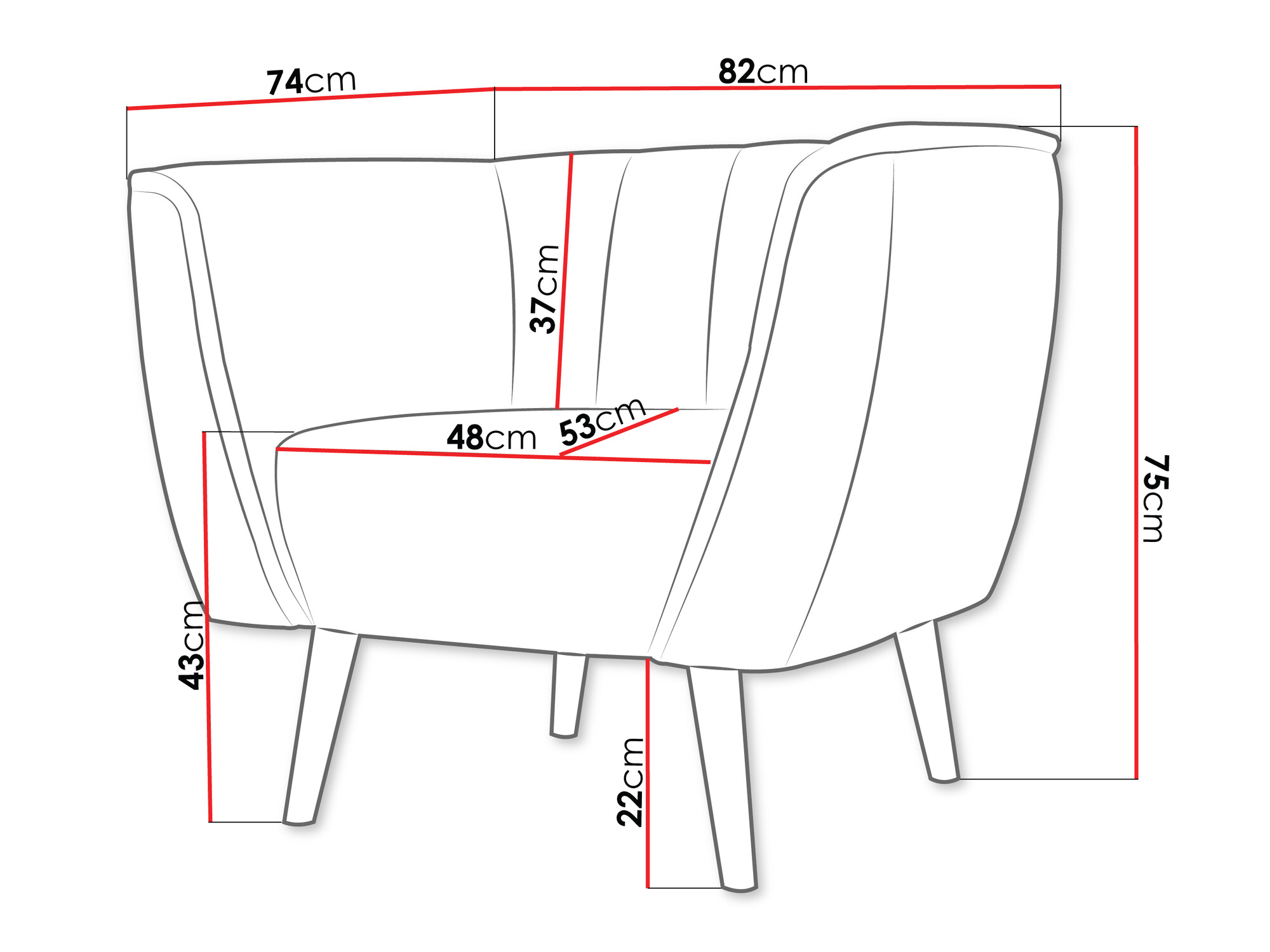 Fotel Glenview 105 (Paros 05)
