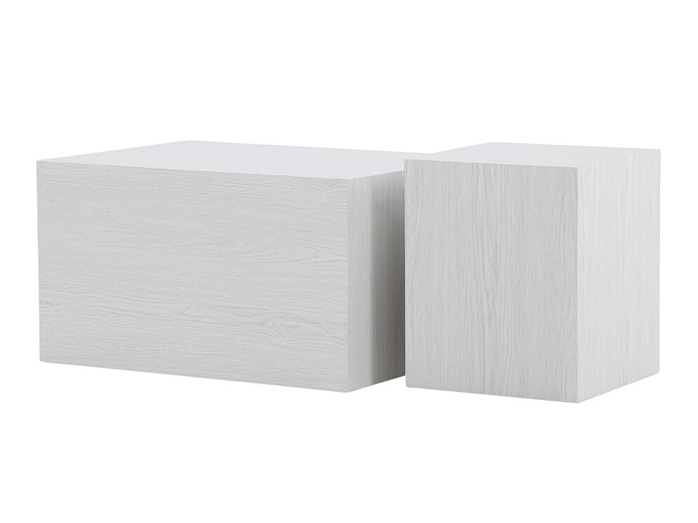 Dohányzóasztal szett Dallas 4539 (Fehérített tölgy)