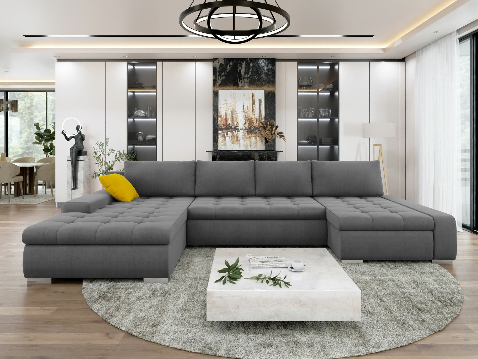 Sarokkanapé Comfivo 106 (Uttario Velvet 2971 + Uttario Velvet 2959)