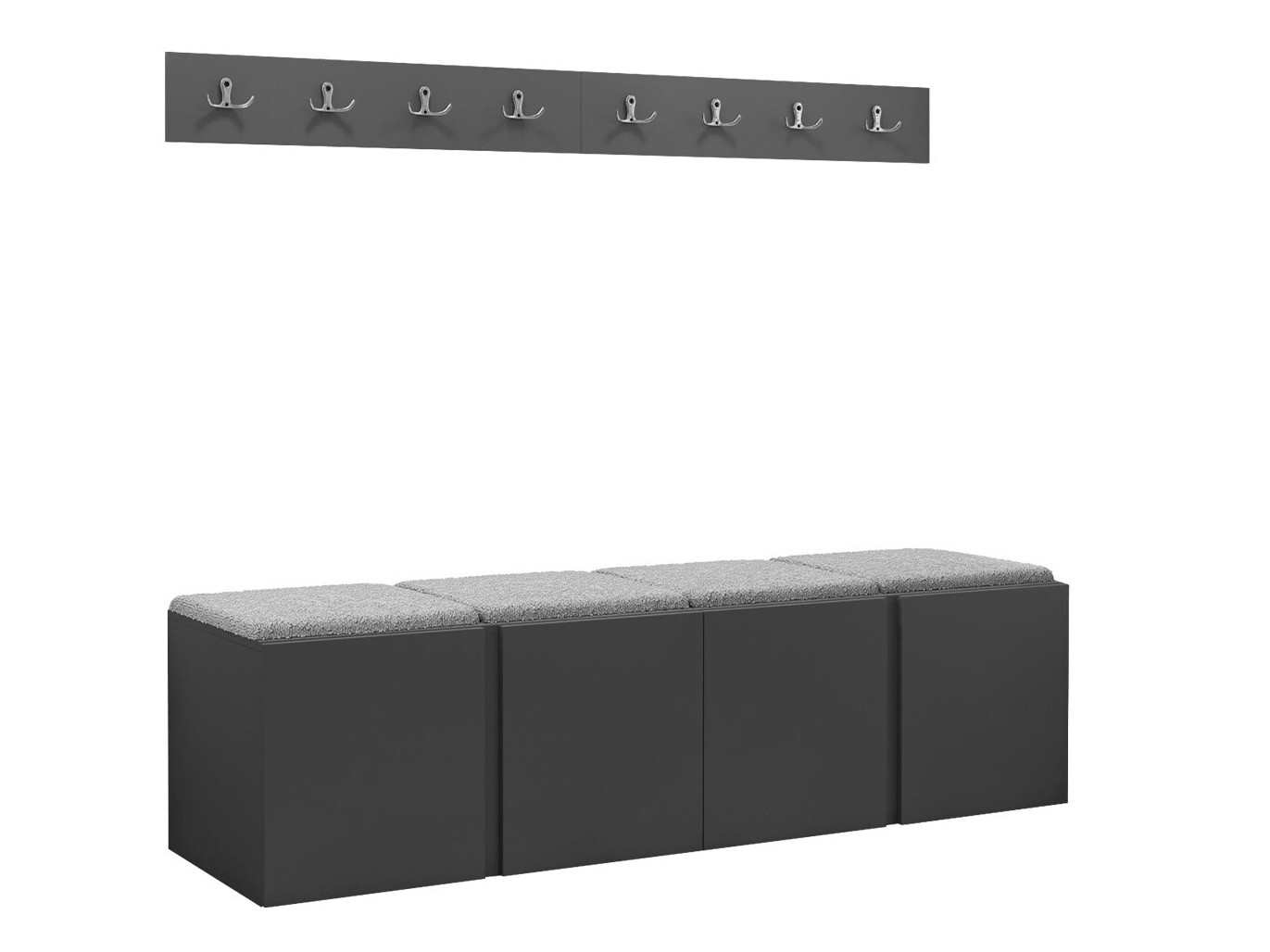 Előszoba garnitúra Hartford 276 (Grafit)