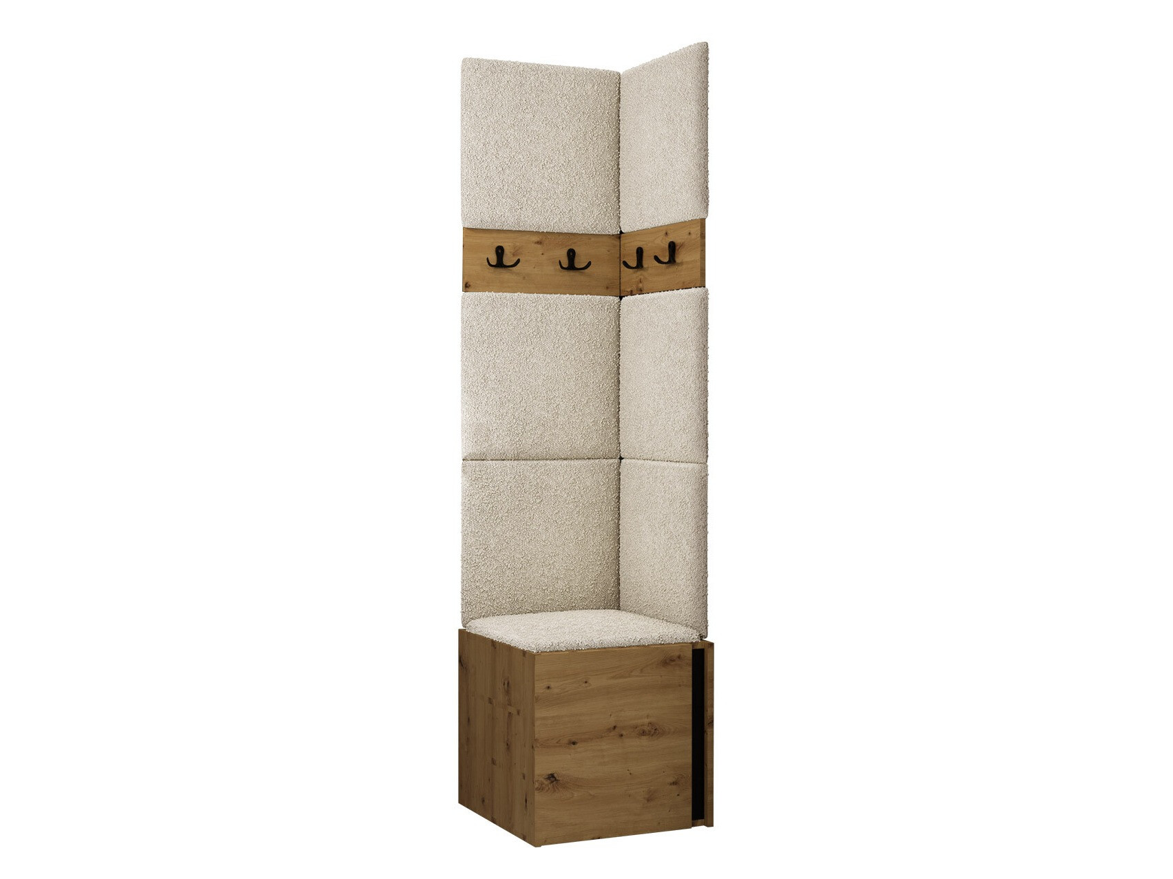 Előszoba garnitúra Hartford 347 (Artisan tölgy + Fekete)