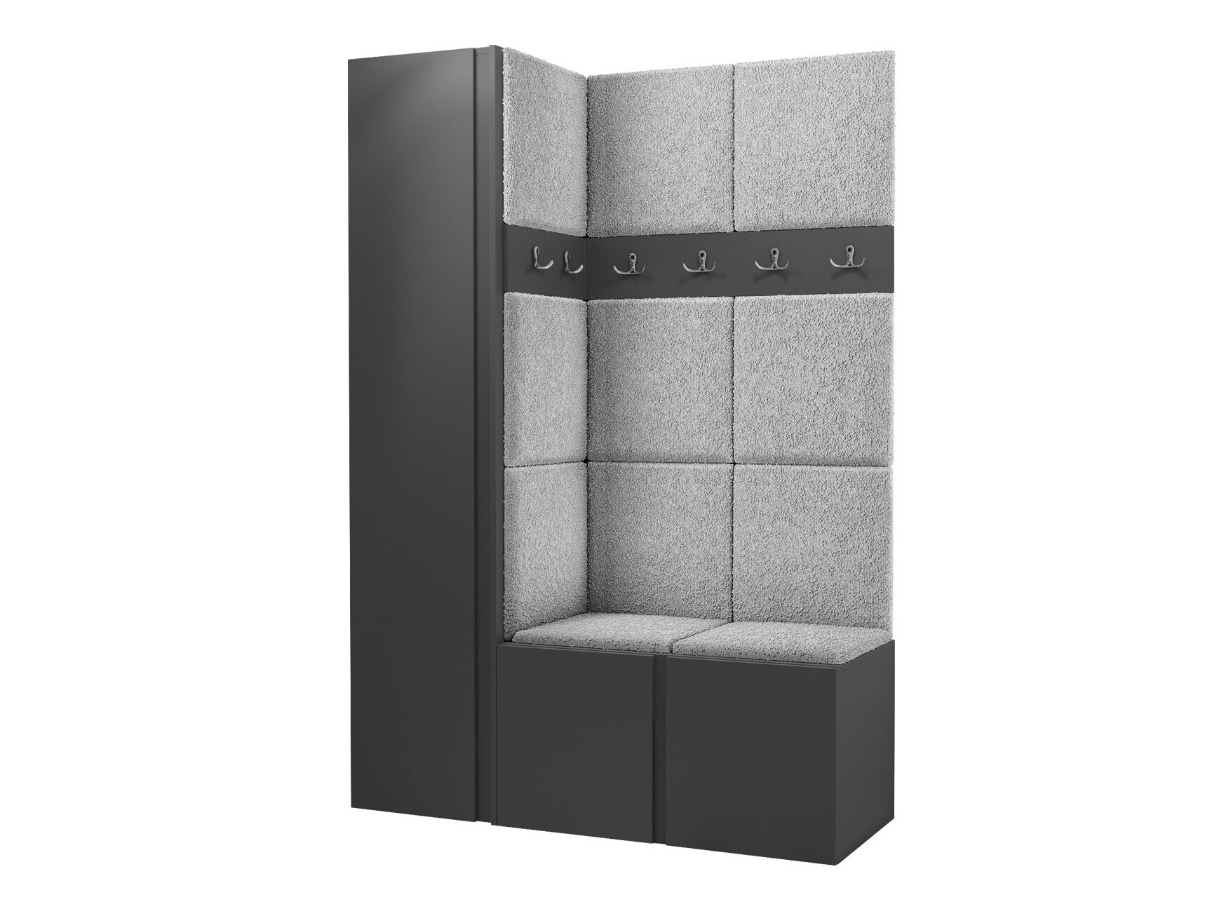 Előszoba garnitúra Hartford 471 (Grafit)