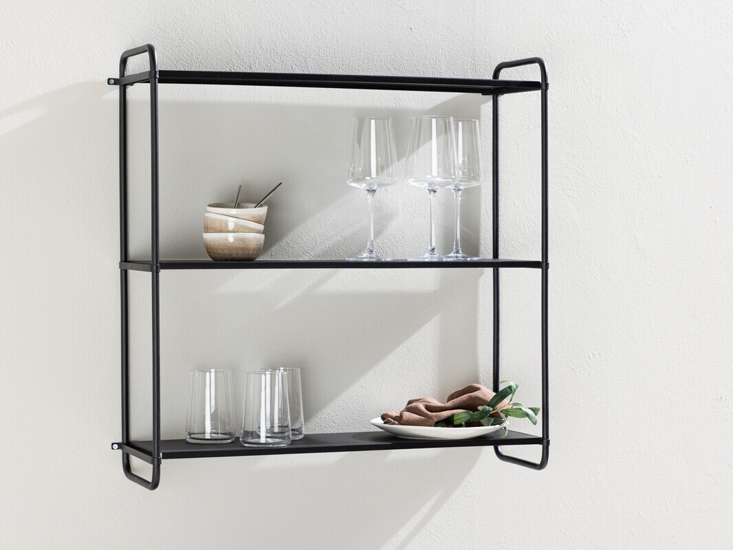 Fali polc Dallas 4550 (Fekete)