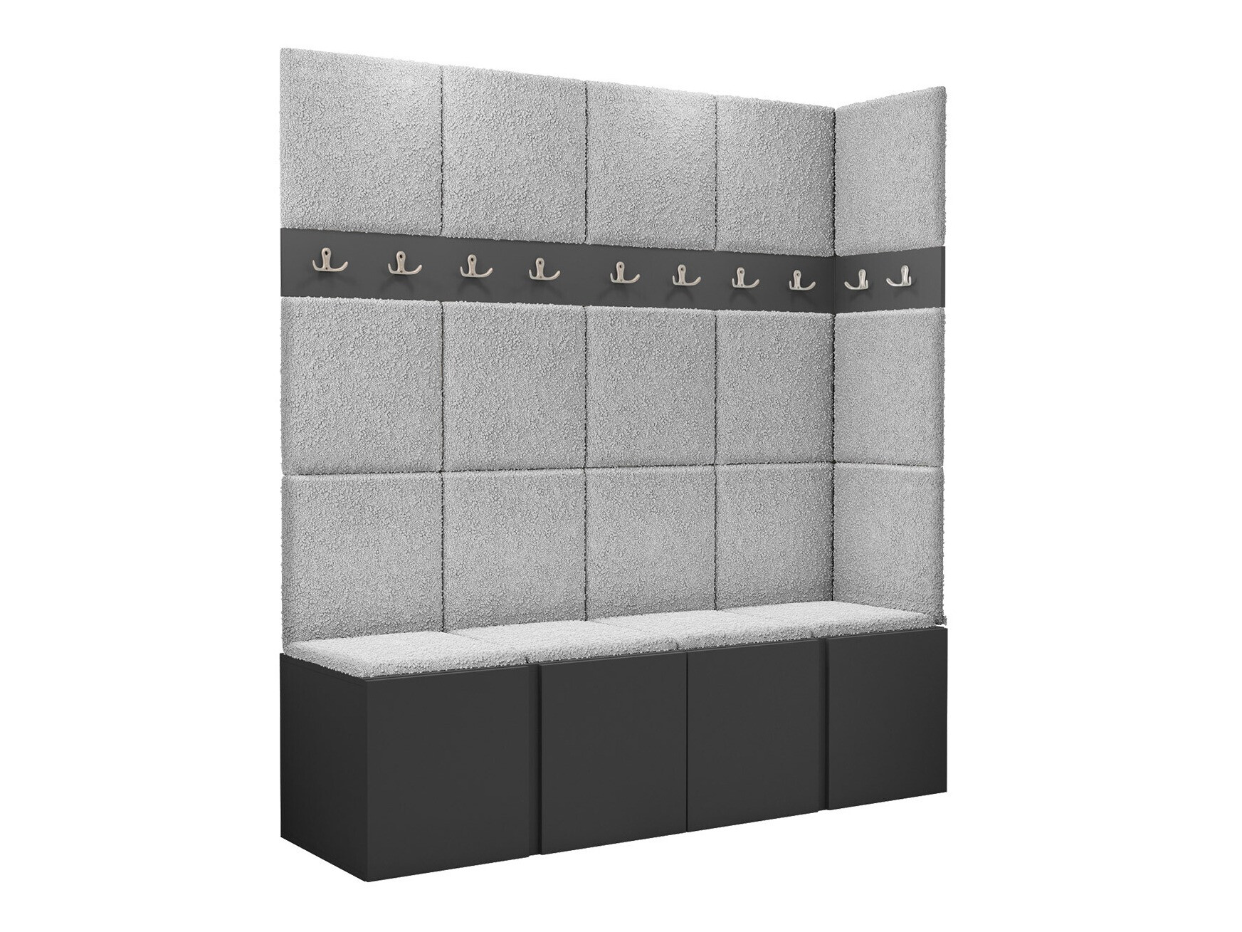 Előszoba garnitúra Hartford 265 (Grafit)