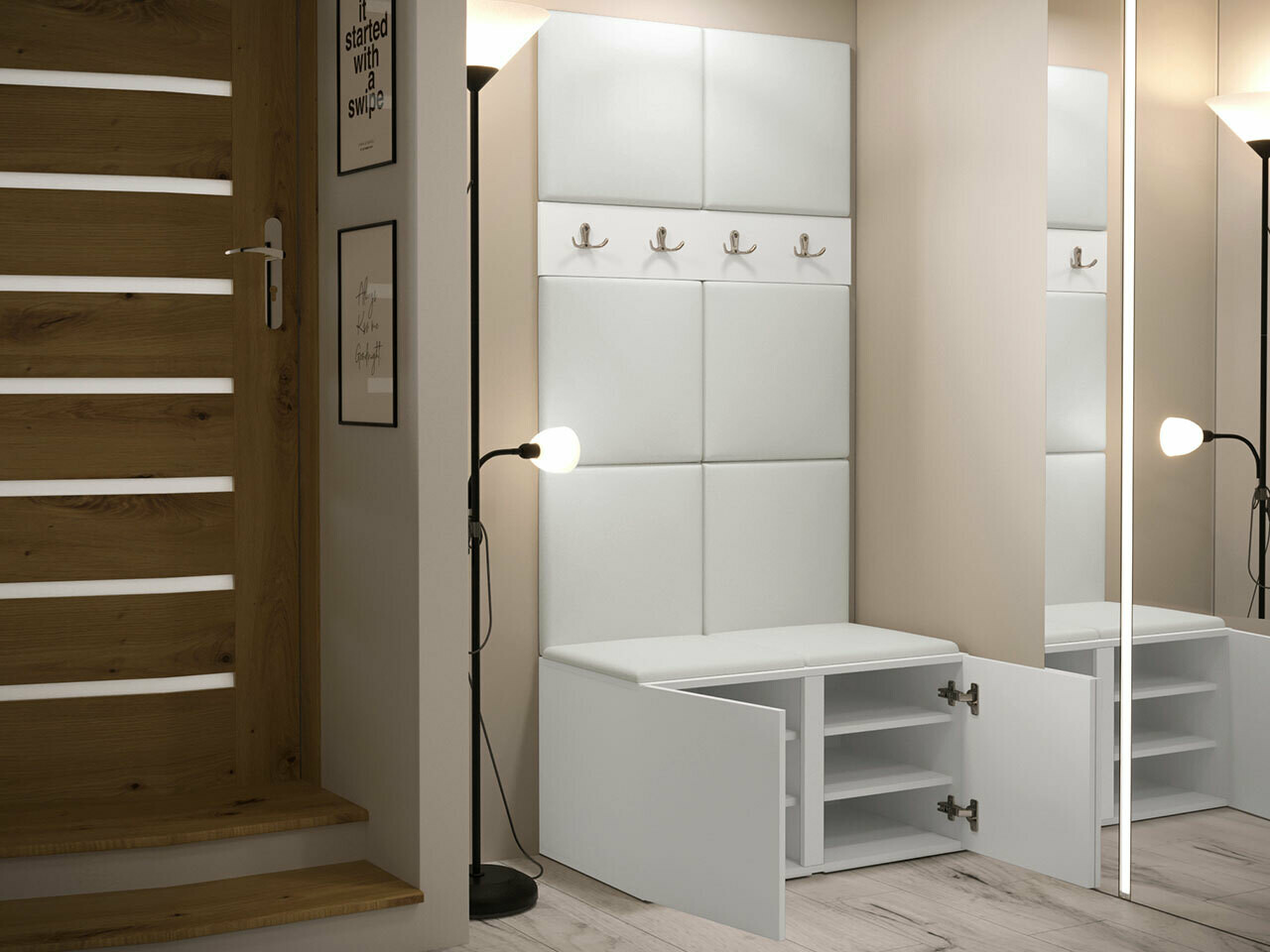 Előszoba garnitúra Hartford 267 (Fehér)