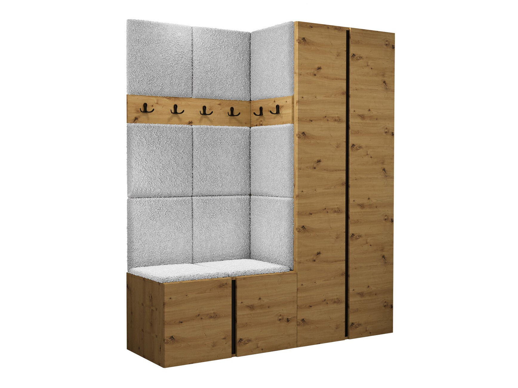 Előszoba garnitúra Pinis III (Artisan tölgy)