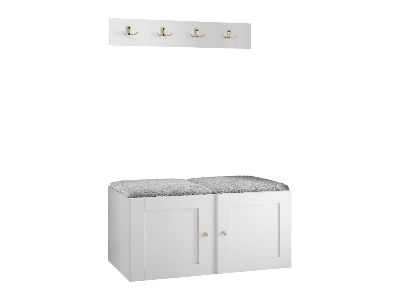 Előszoba garnitúra Hartford 376 (Fekete)