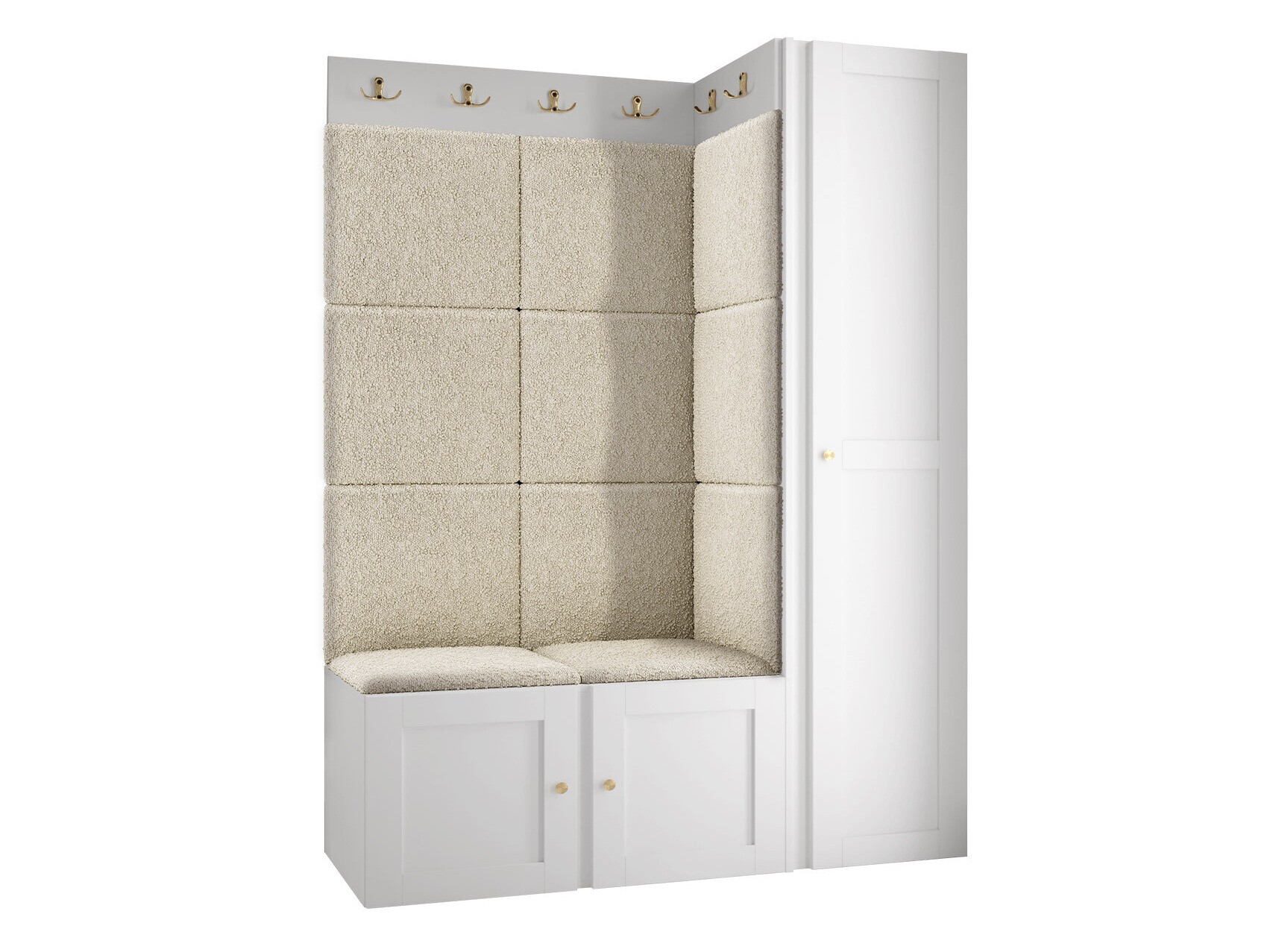 Előszoba garnitúra Hartford 377 (Fekete)