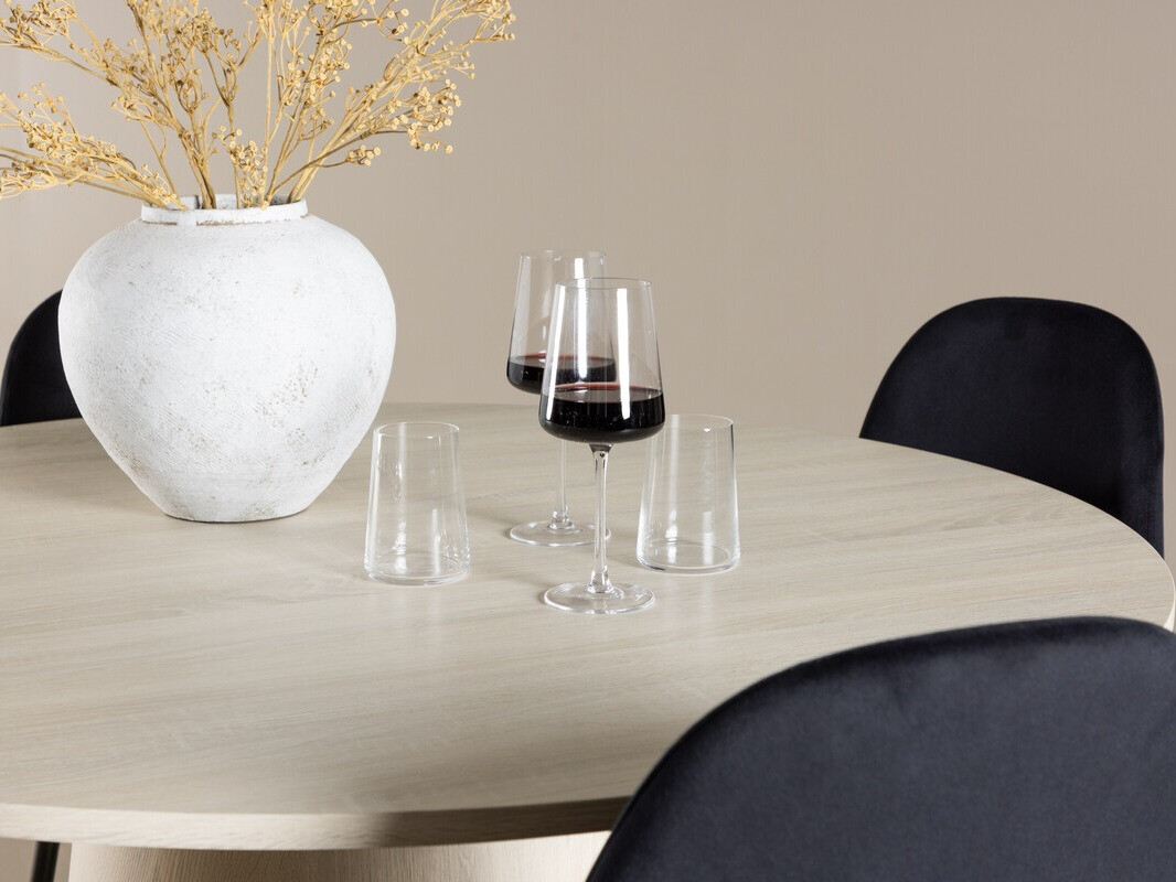 Étkezőgarnitúra Dallas 4556 (Fekete)