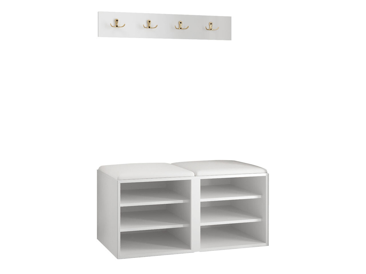 Előszoba garnitúra Hartford 384 (Fekete)