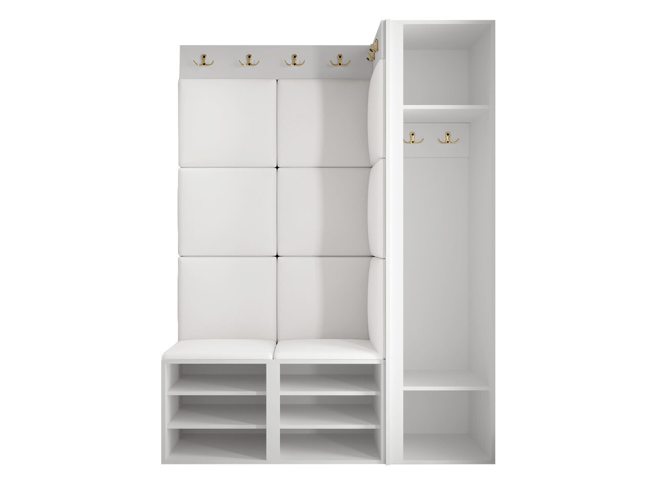 Előszoba garnitúra Hartford 385 (Fehér)