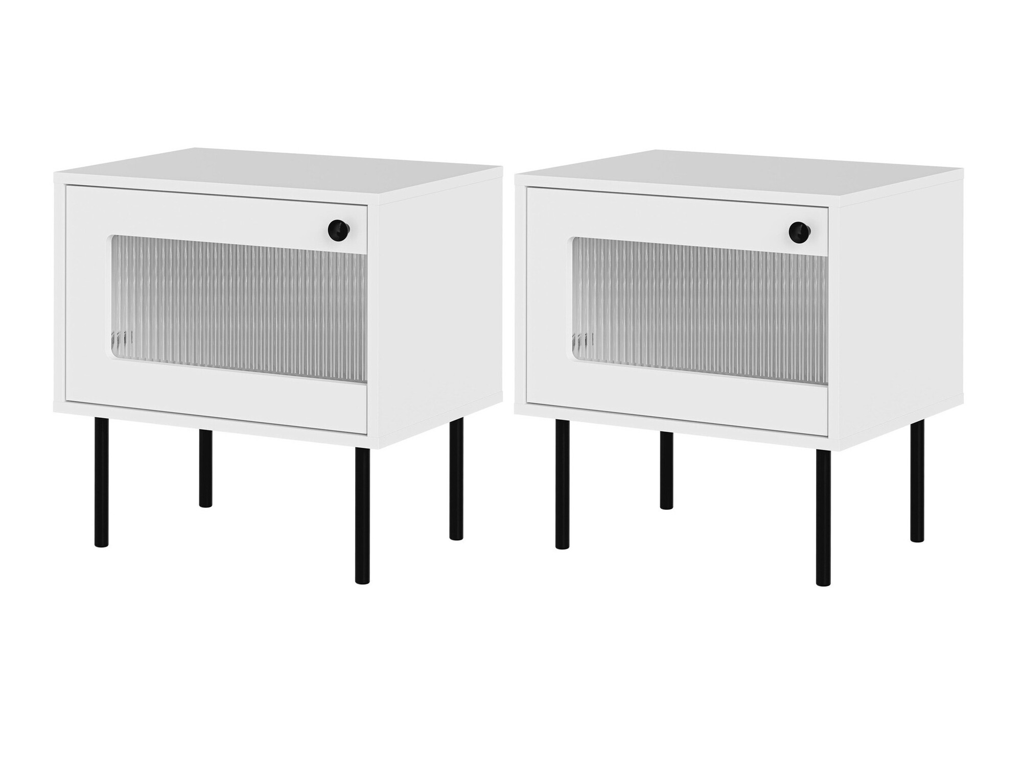 Éjjeliszekrény szett Feletri 107 (Fehér)