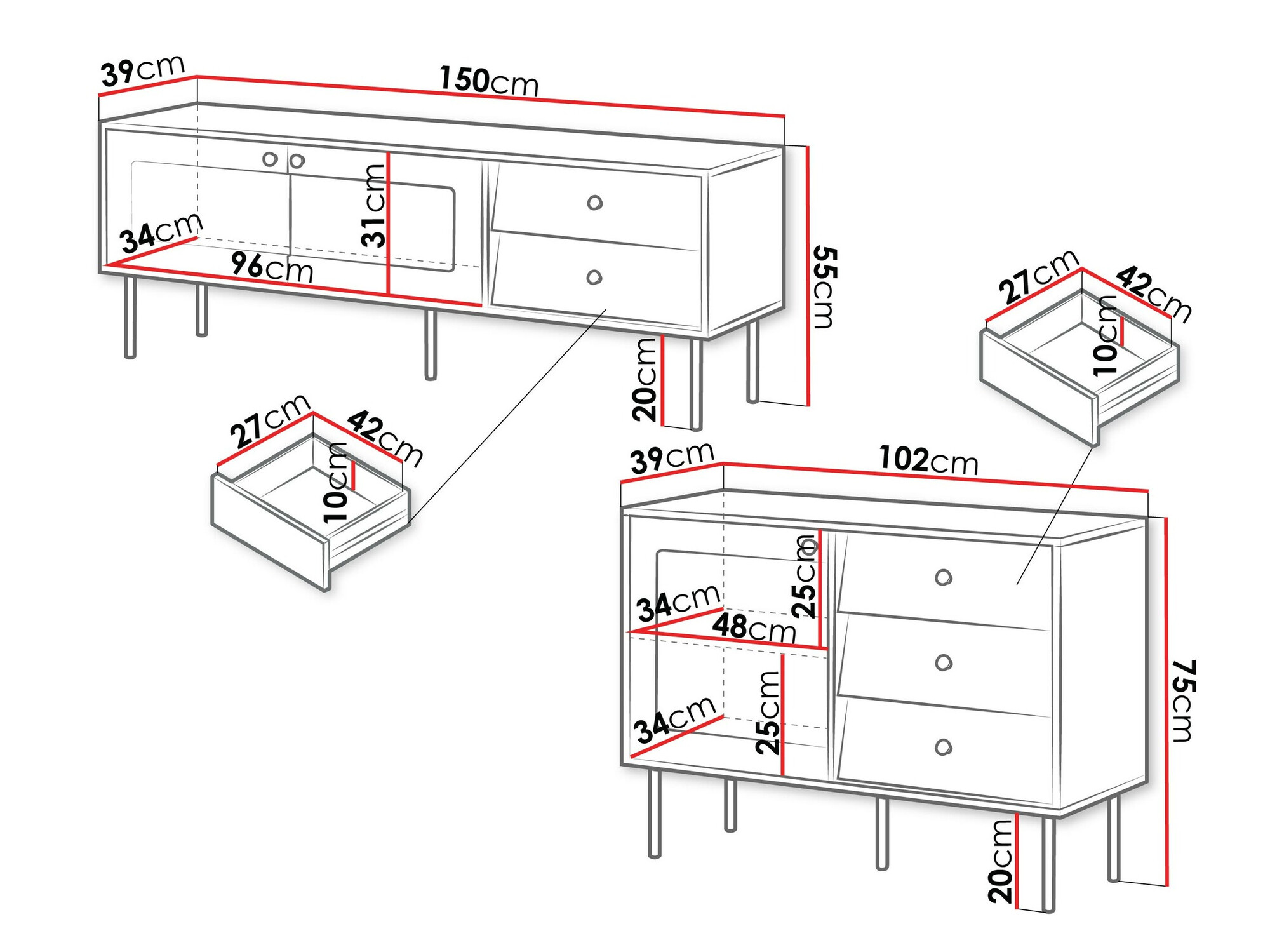 Nappali szett Feletri 108 (Fehér)