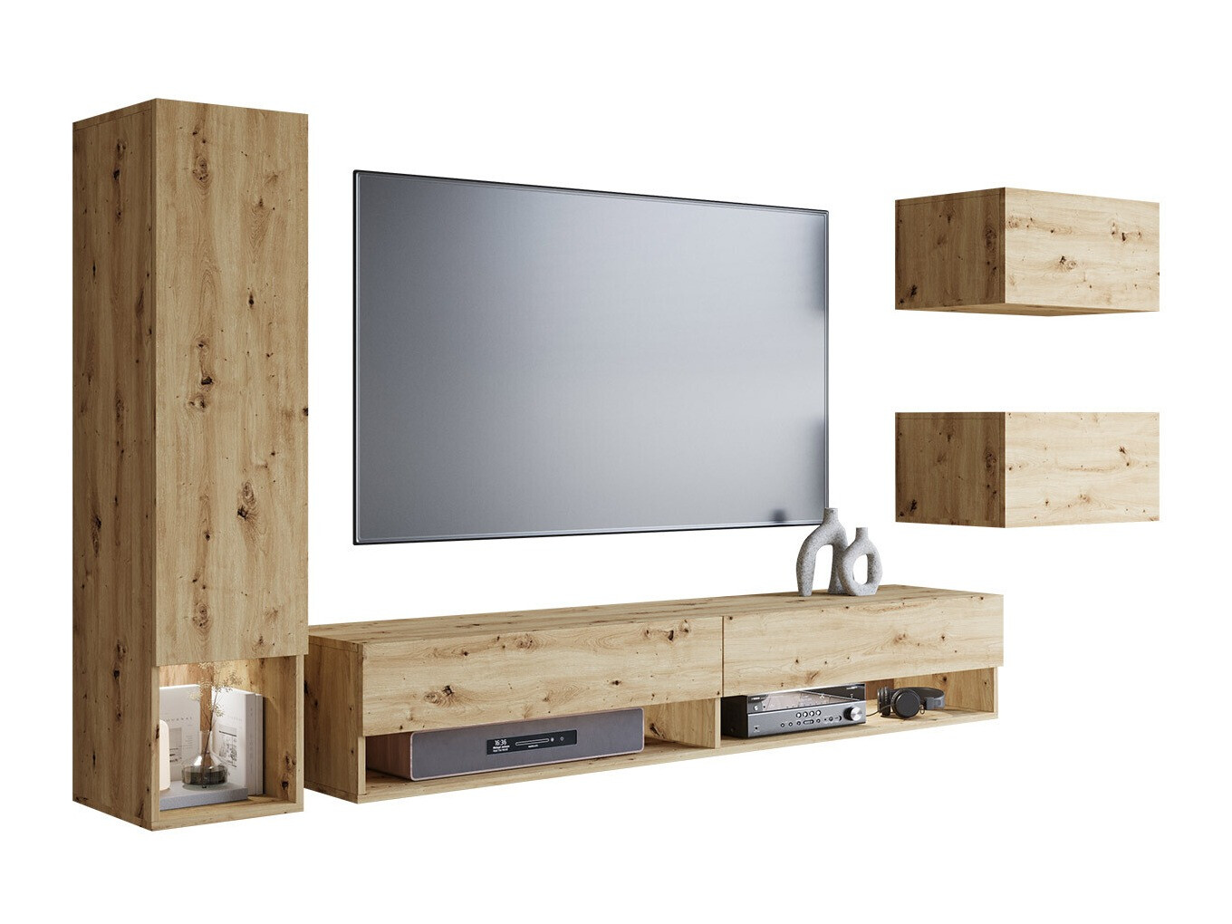 Nappali szett Sarasota 124 (Artisan tölgy)