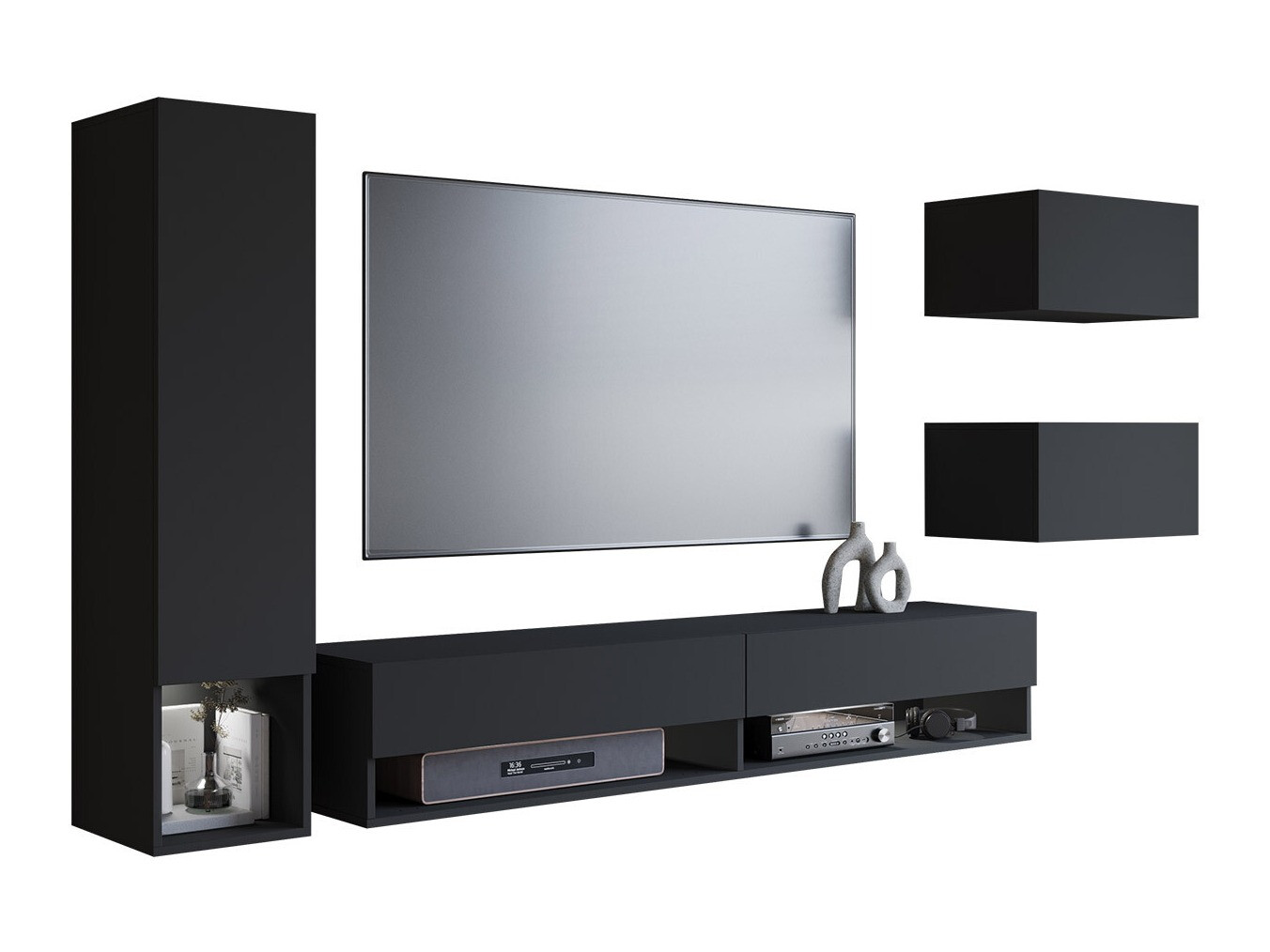 Nappali szett Sarasota 124 (Grafit)