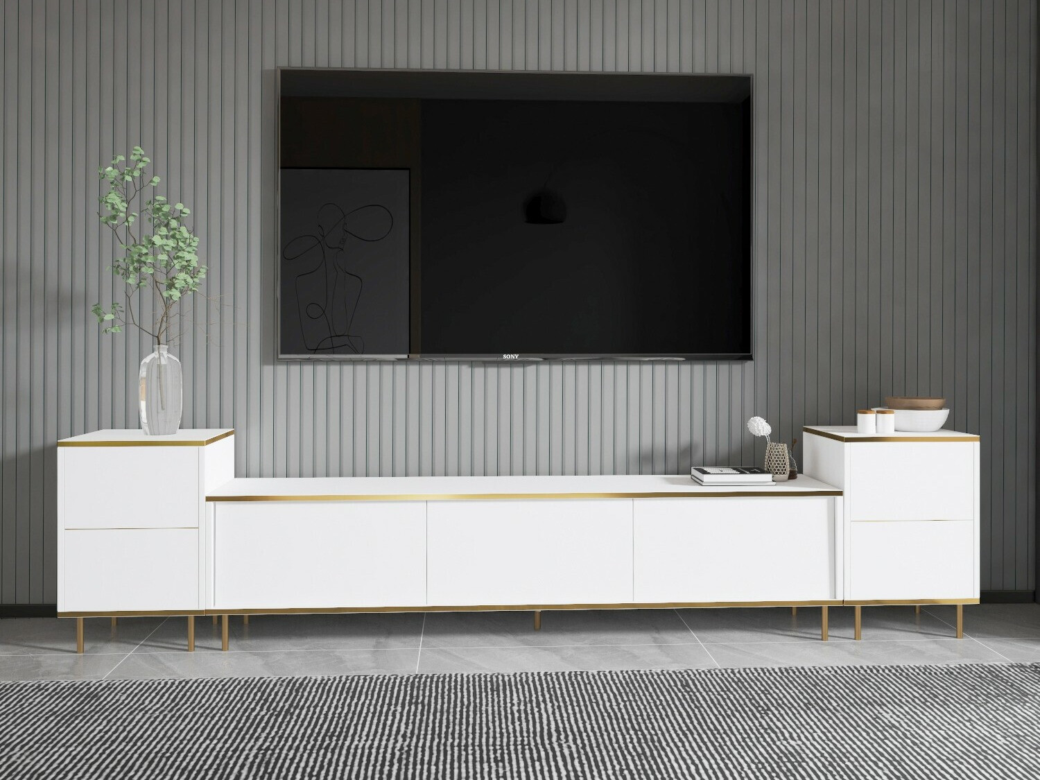 TV-állvány SH8072 kisebb sérüléssel