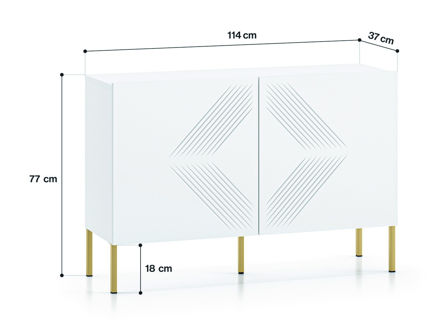 Szekrény Dorferi 104 (Aranysárga)