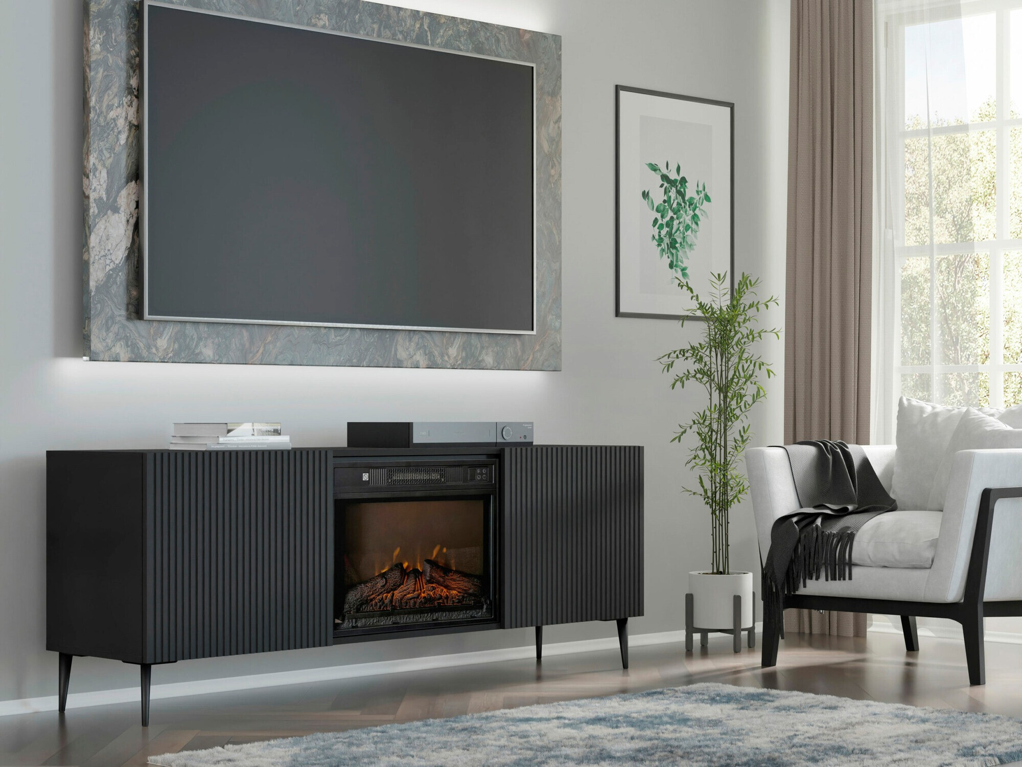 Szekrény Talsalu 111 (Fekete)