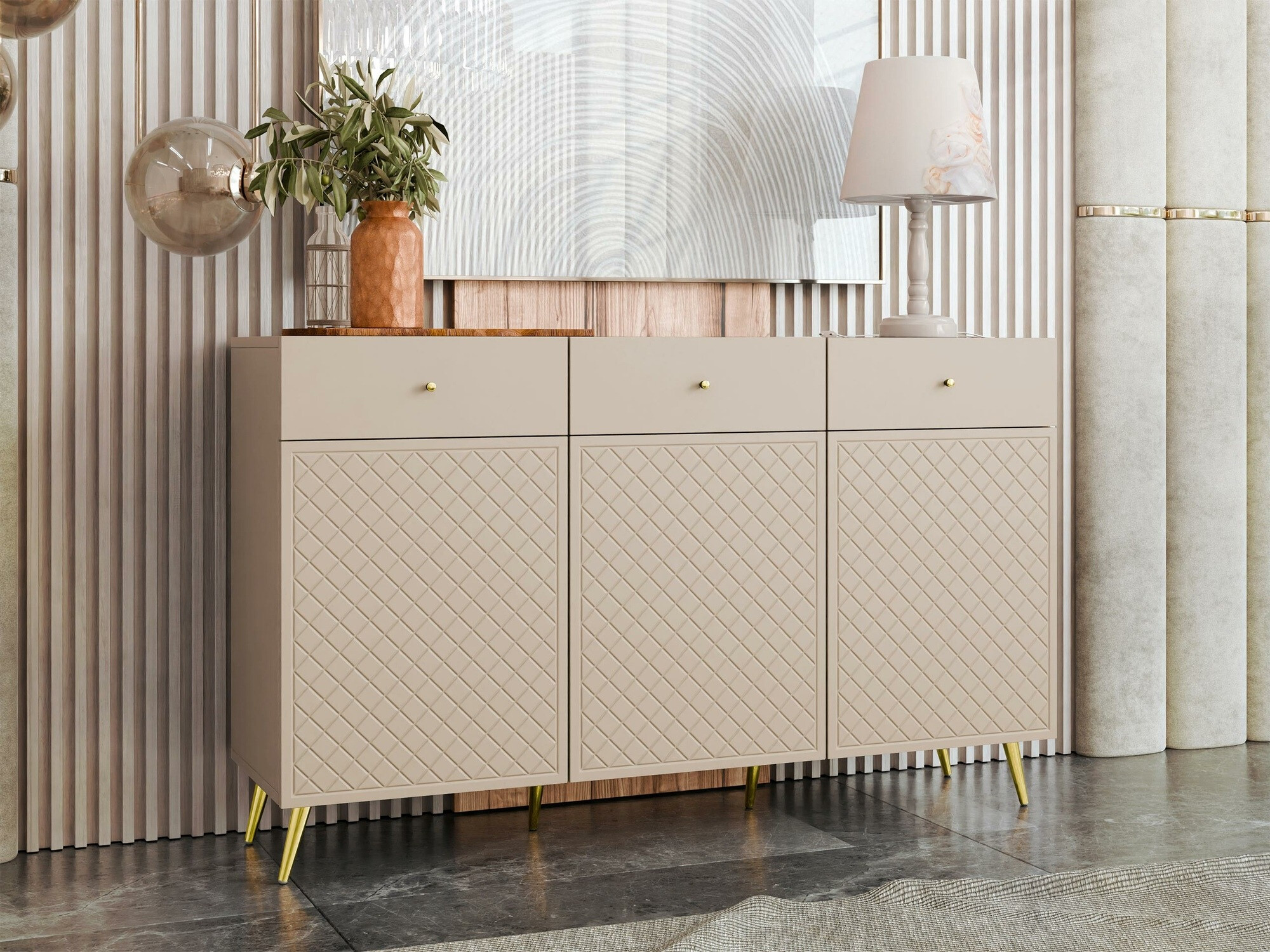 Komód Comfivo Nuromo 101 (Beige)