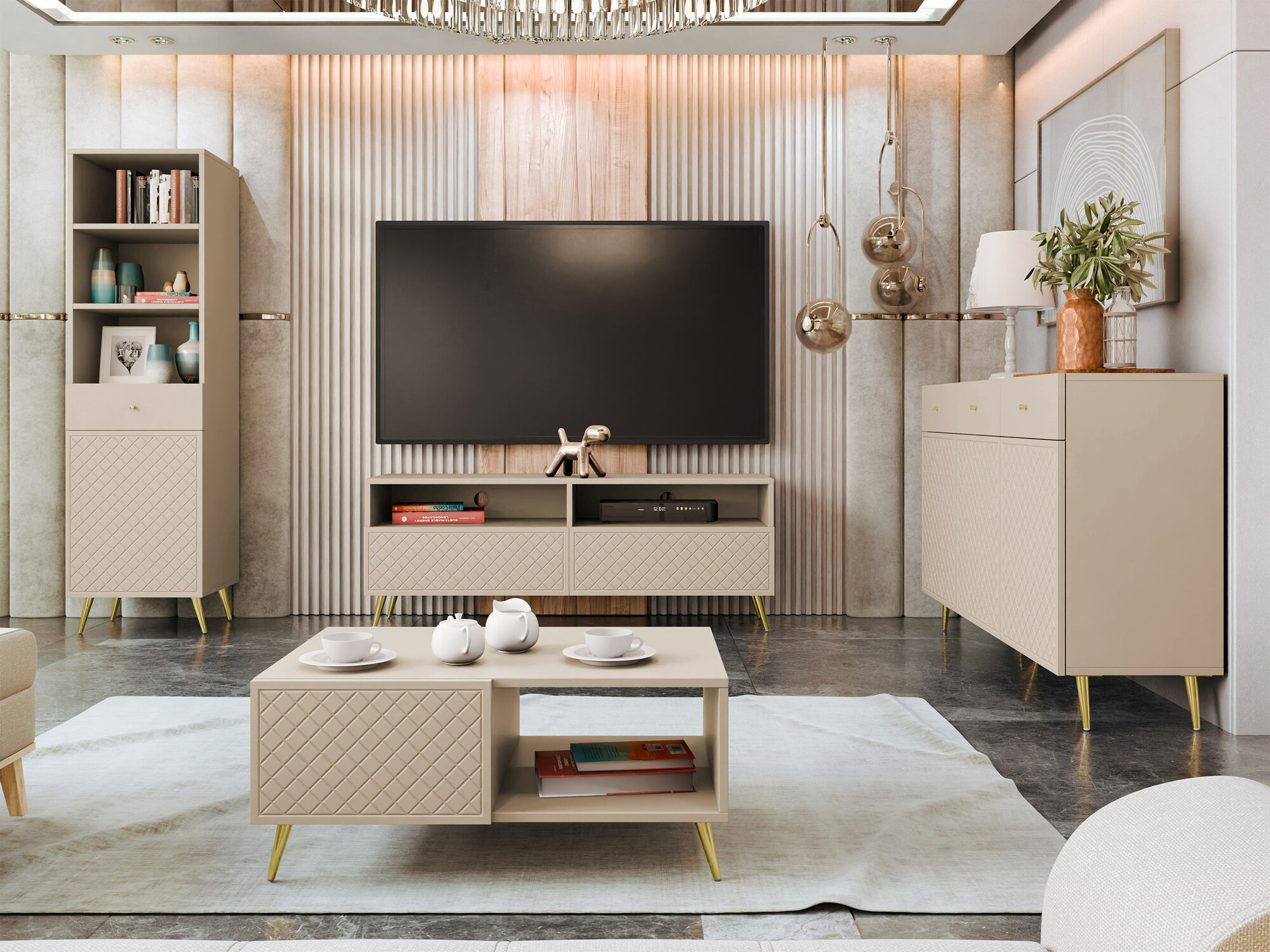 Komód Comfivo Nuromo 101 (Beige)