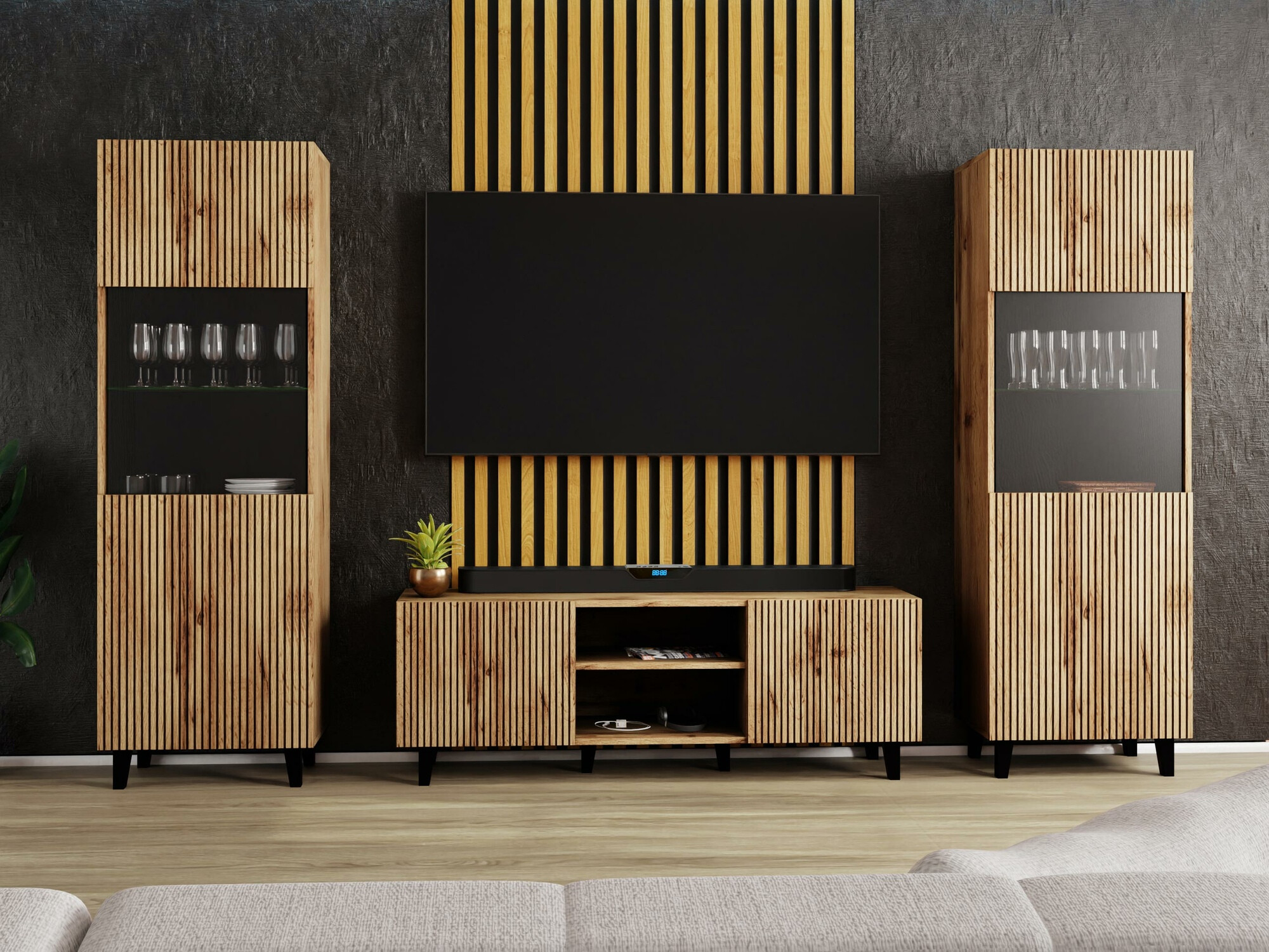 Nappali szett Comes (Wotan tölgy)