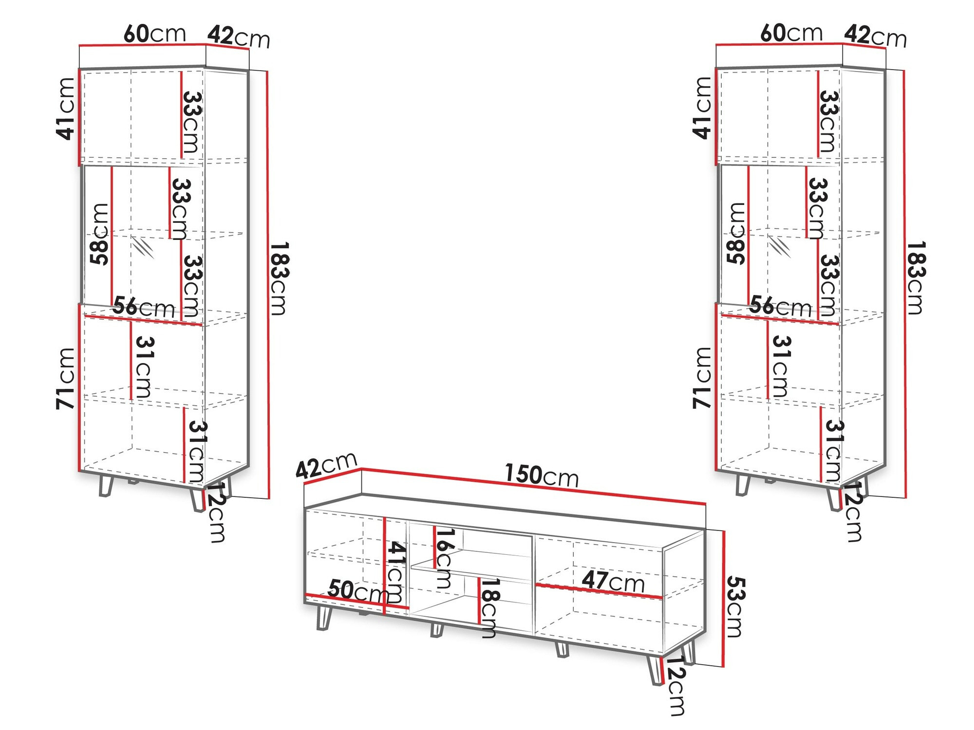 Nappali szett Comes (Wotan tölgy)
