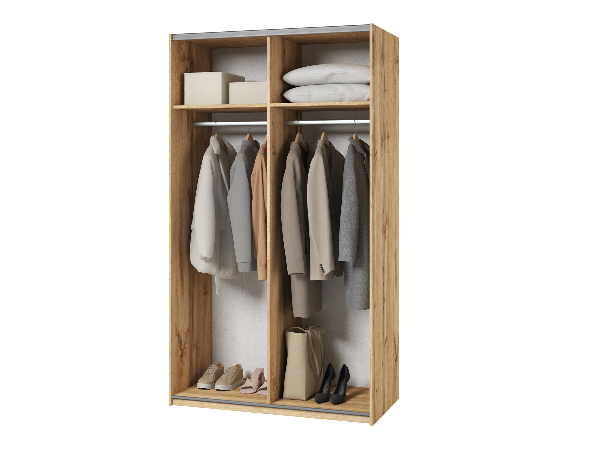 Gardróbszekrény Austin 342 (Wotan tölgy)