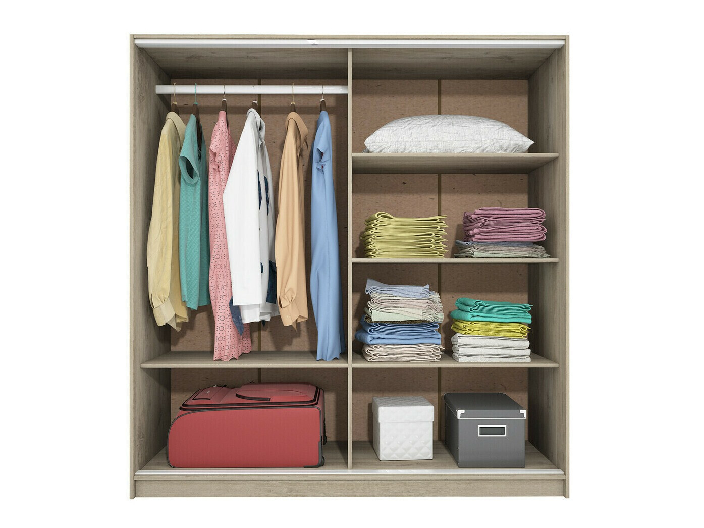 Gardróbszekrény Etfela 109 (Sonoma tölgy)