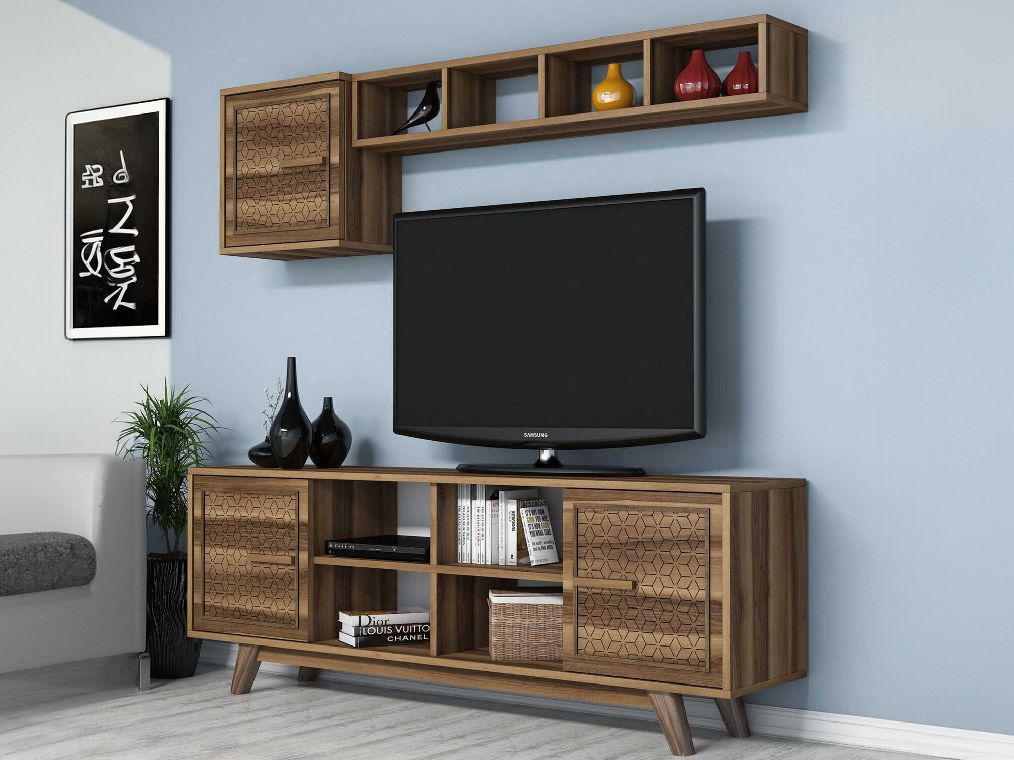 Nappali szett Kailua 1590 (Dió)