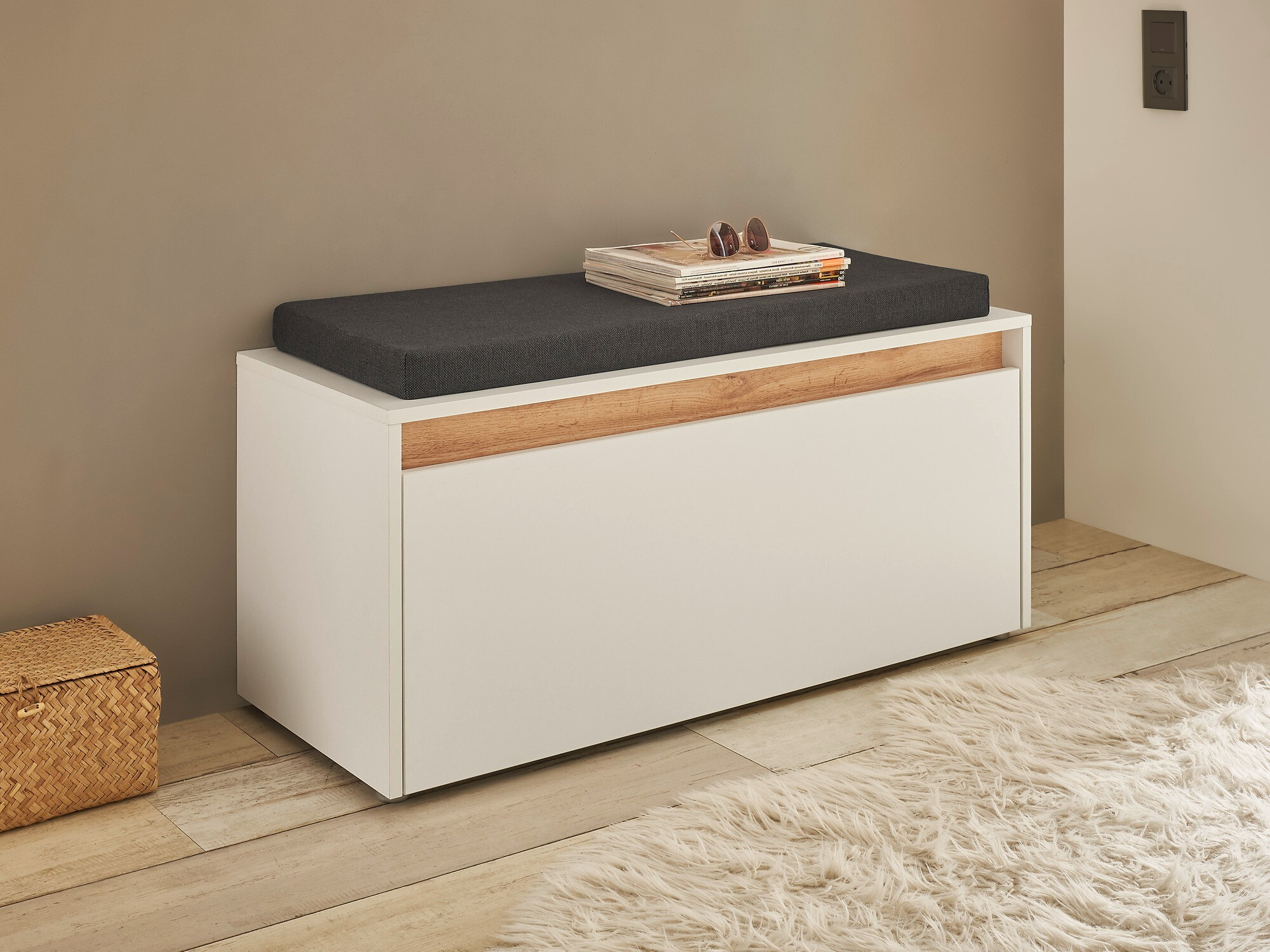 Cipőtároló Elbsori 164 (Fehér)