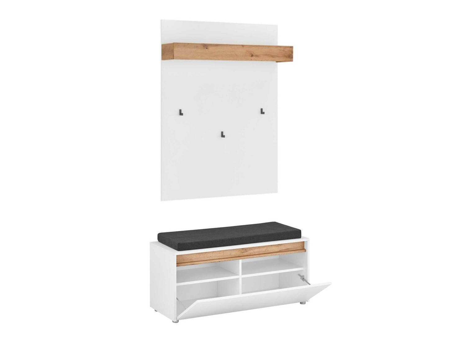 Előszoba garnitúra Elbsori 167 (Fehér)