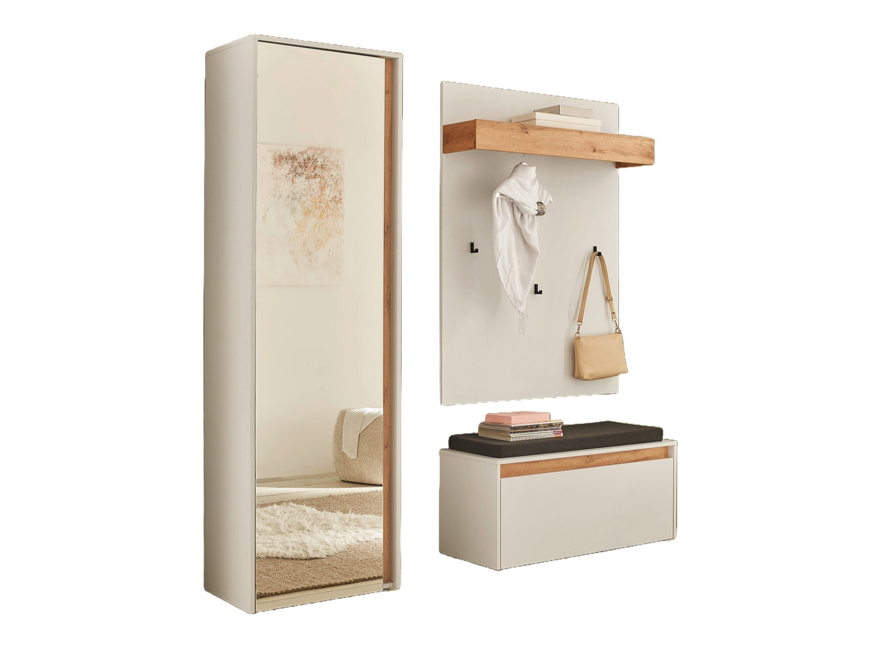 Előszoba garnitúra Elbsori 167 (Fehér)