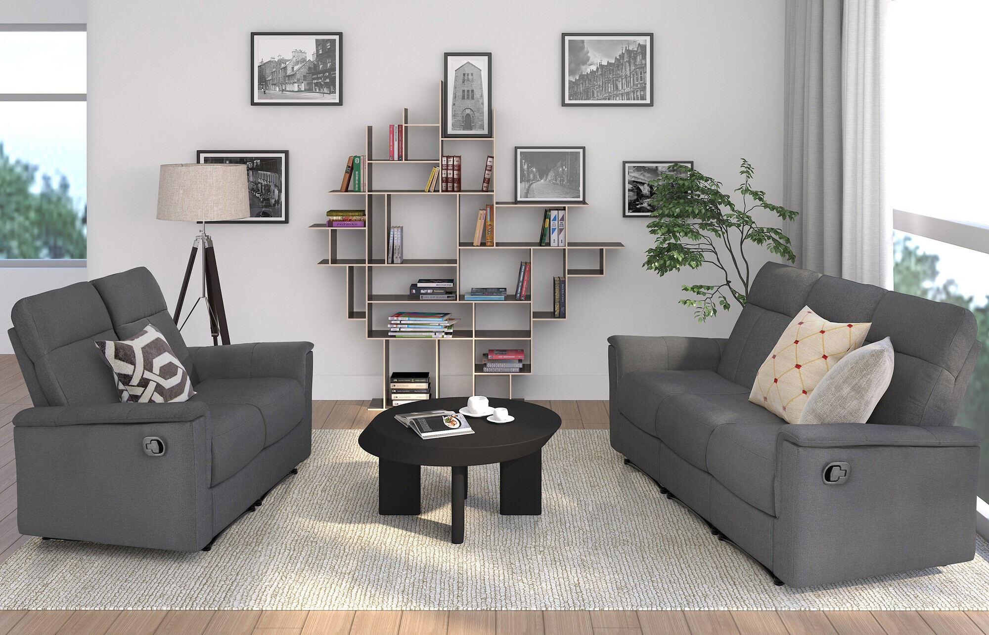 Relax kanapé Denton 1373 (Antracit)