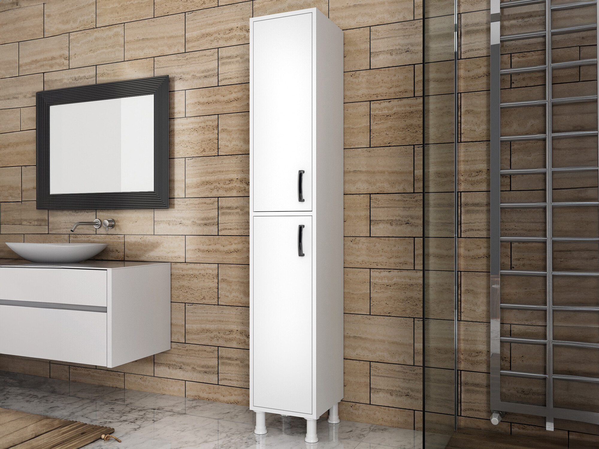 Álló fürdőszoba szekrény Kailua 503