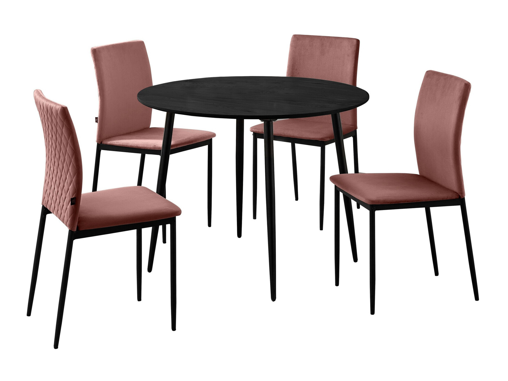 Étkezőgarnitúra Denton 1376 (Poros rózsaszín)