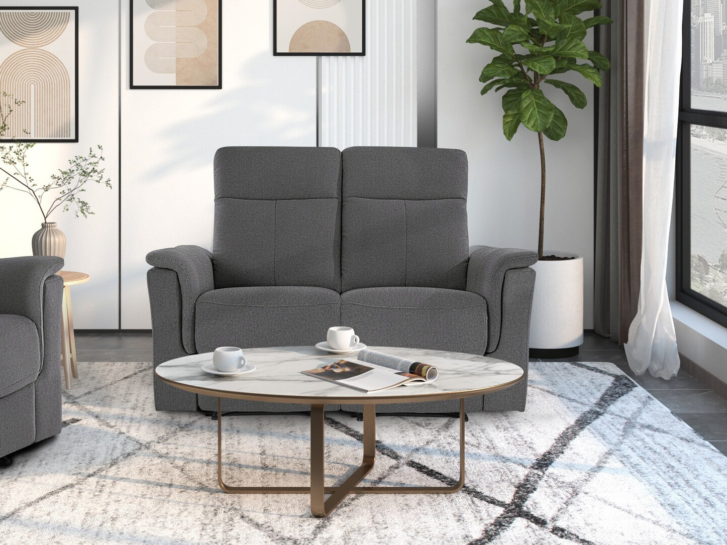 Relax kanapé Denton 1421 (Antracit)