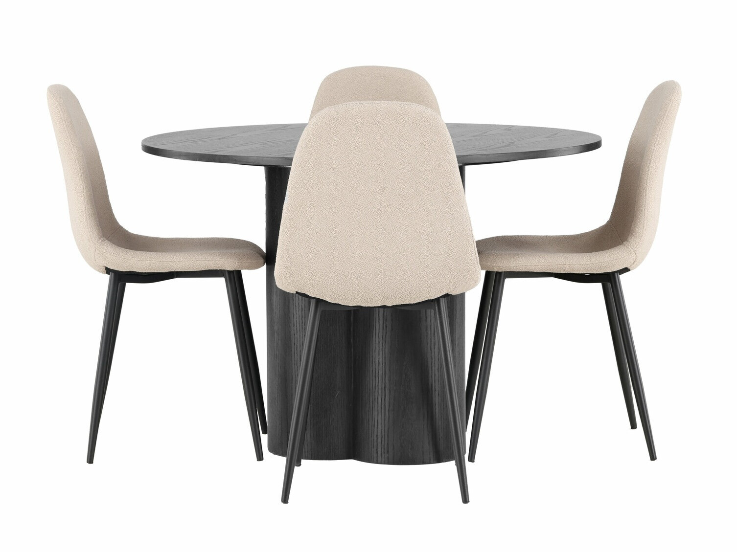 Étkezőgarnitúra Dallas 4578 (Fekete)