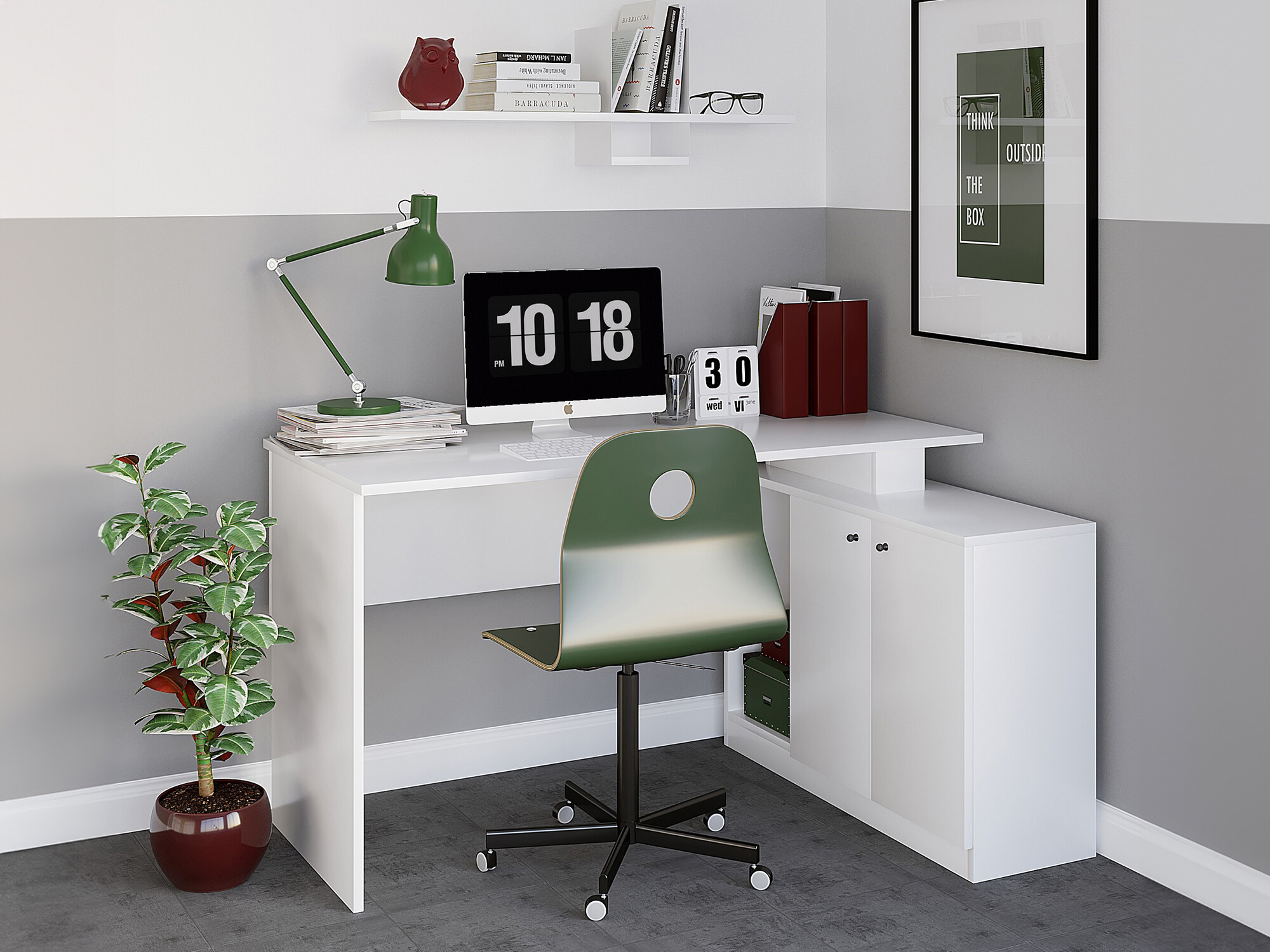 Sarok íróasztal Kailua 673