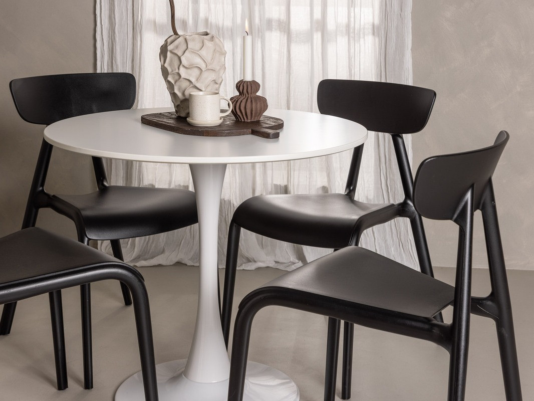 Étkezőgarnitúra Dallas 4587 (Fekete)