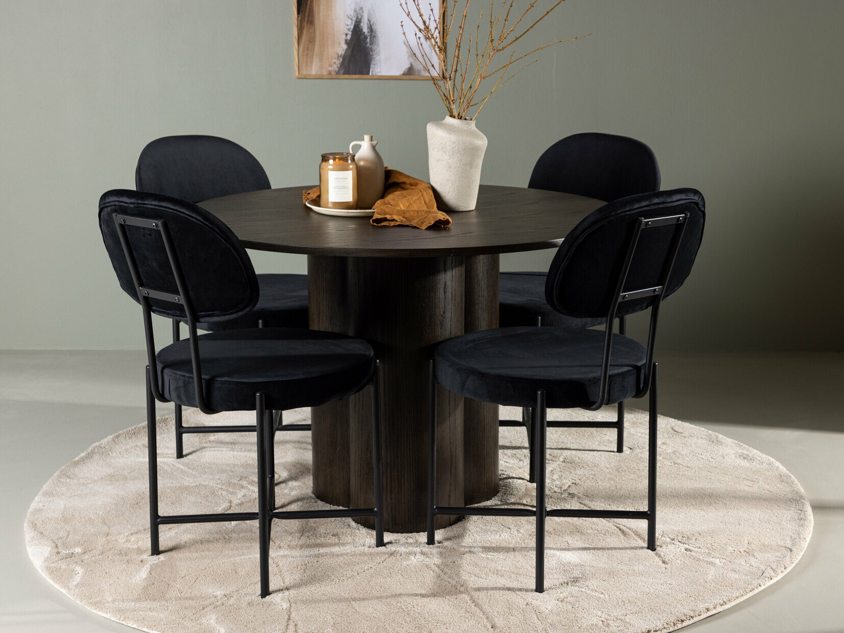 Étkezőgarnitúra Dallas 4605 (Sötét dió)