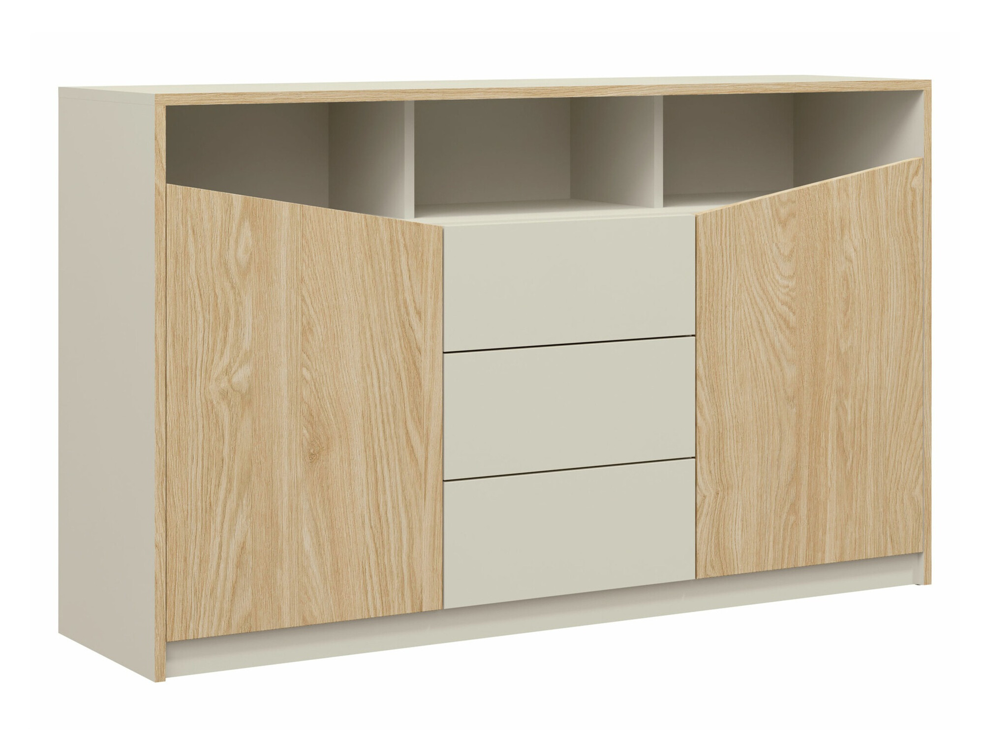 Komód Tenreme 102 (Bézs + Tölgy)