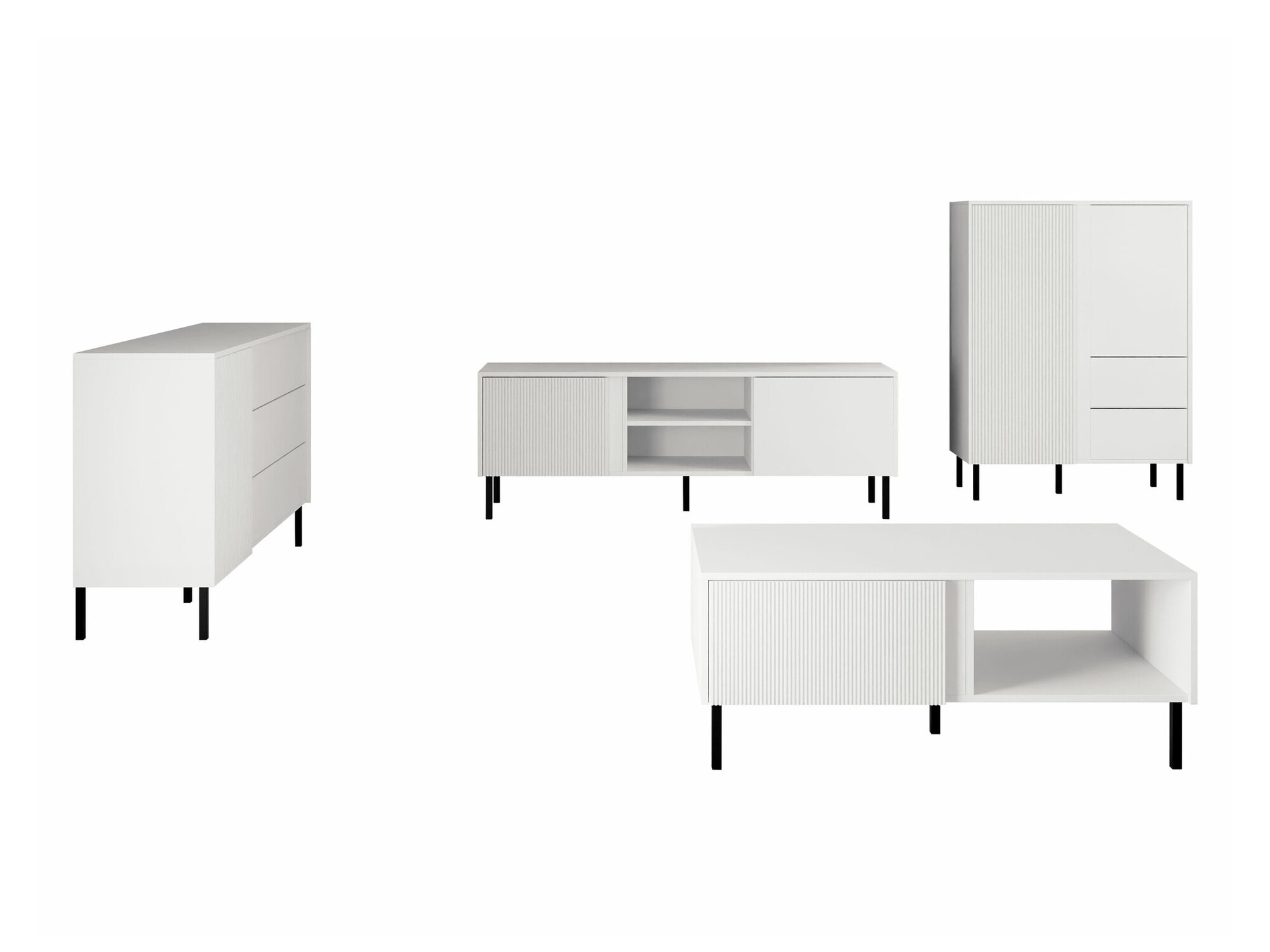 Nappali szett Lumiri 108 (Fehér)